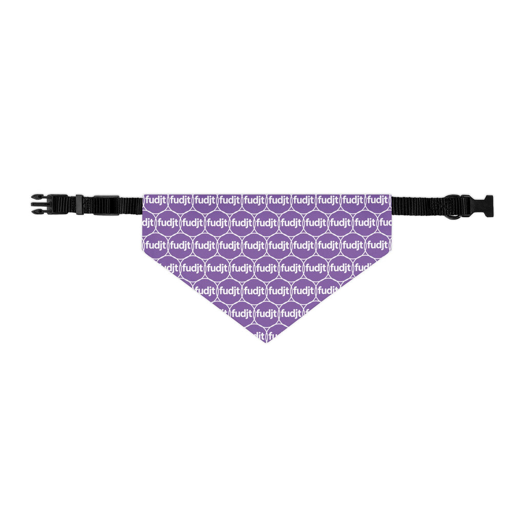 Light Purple fudjt Unbroken Chain 1.25  Bandana Collar for Dogs, Cats & More | 4 Sizes