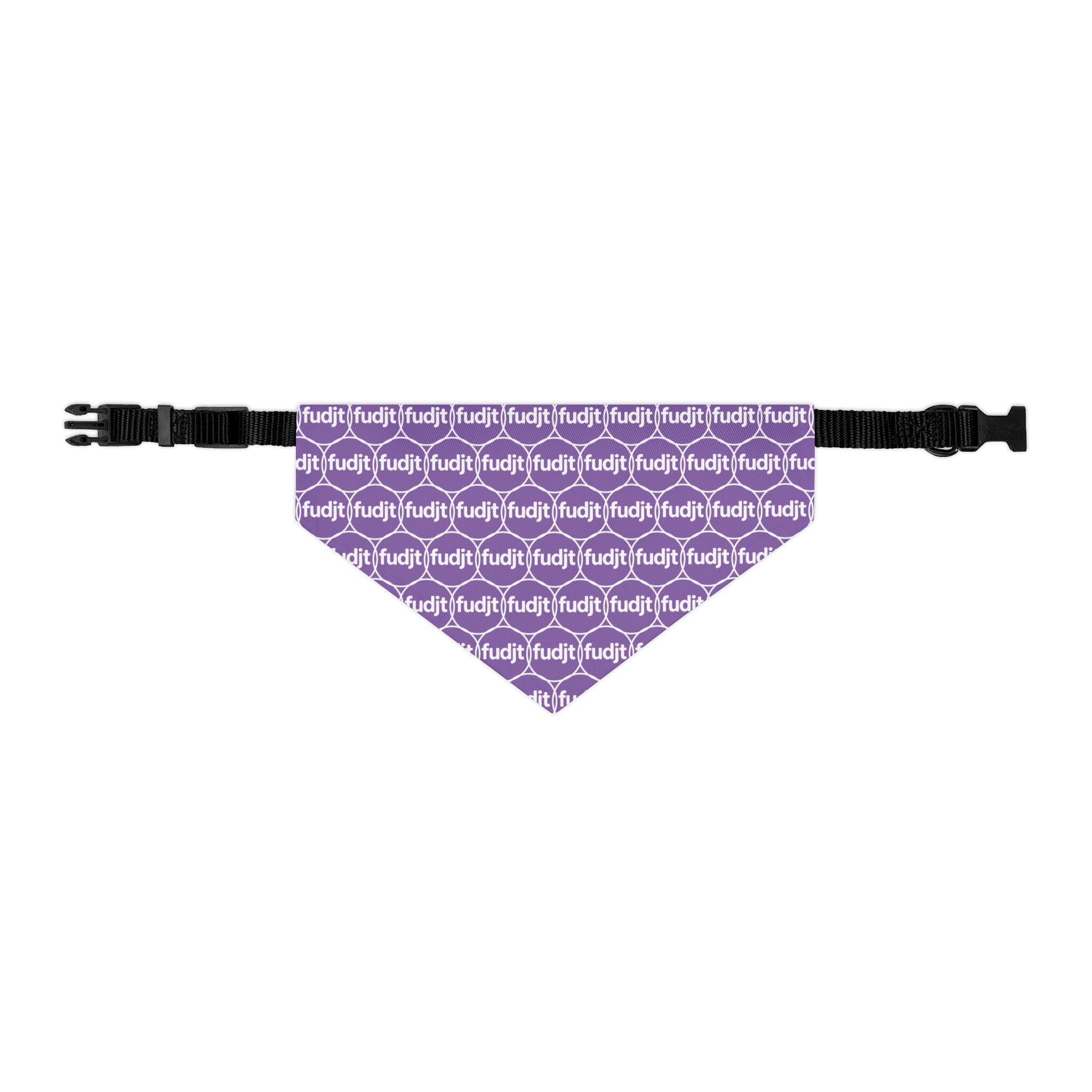 Light Purple fudjt Unbroken Chain 1.25  Bandana Collar for Dogs, Cats & More | 4 Sizes