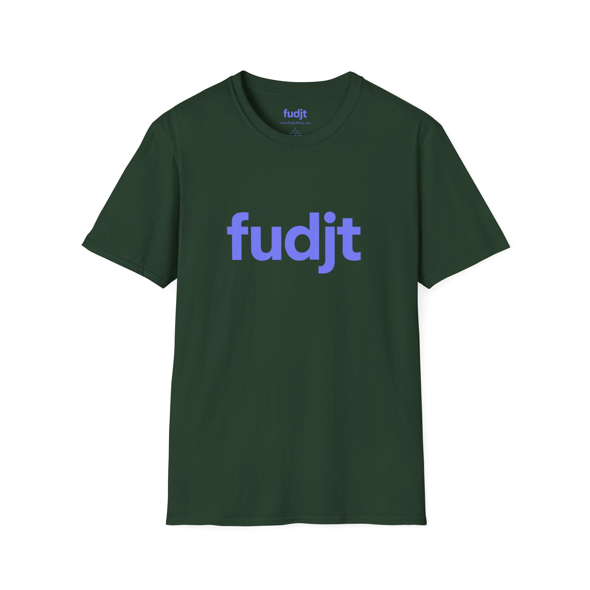 fudjt Everyday Style Light Blue logo Tee | 16 Colors