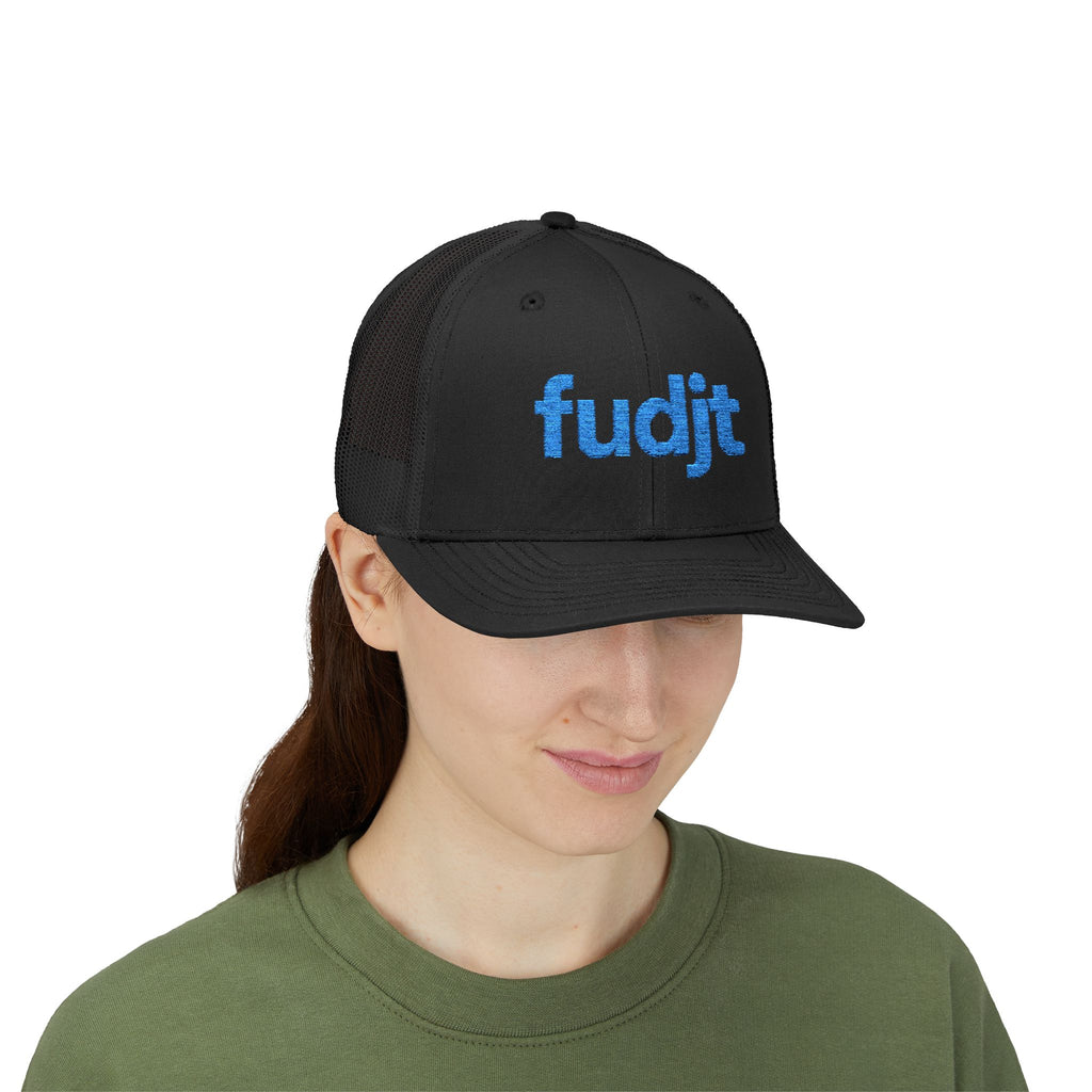 Light Blue fudjt logo Snapback Trucker Cap | 6 Colors