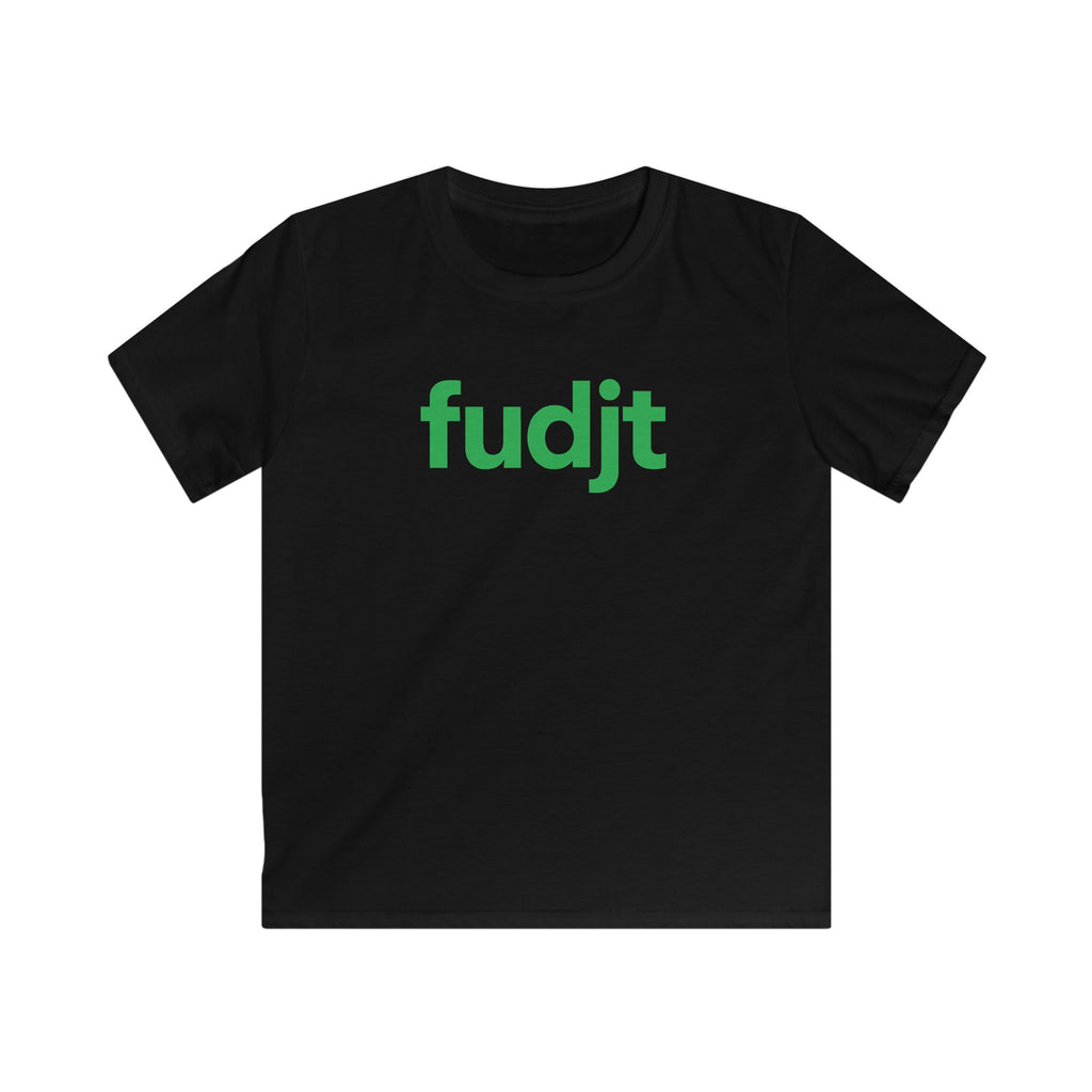 Trendy Kids Cool Green fudjt Logo Tee | 5 Colors