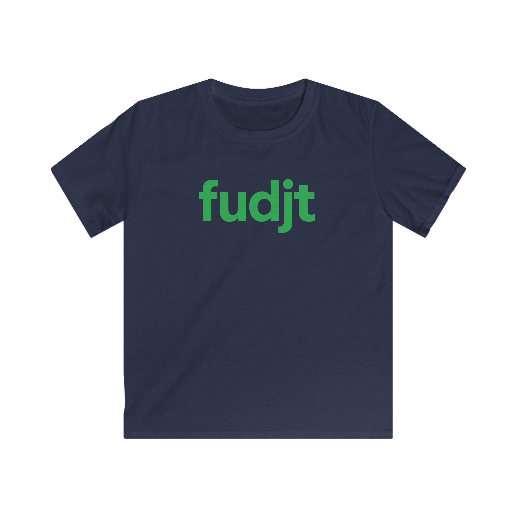 Trendy Kids Cool Green fudjt Logo Tee | 5 Colors