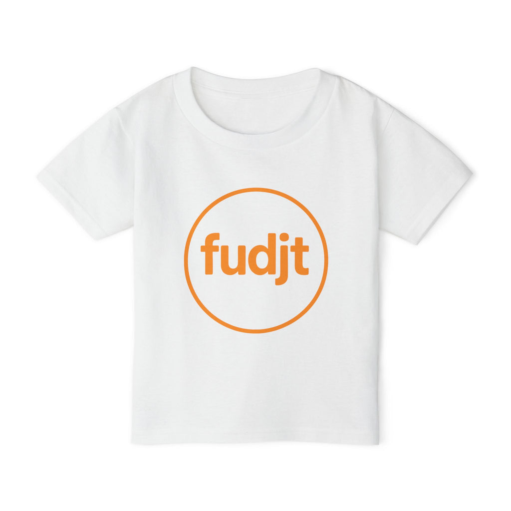Orange fudjt Circle Toddler Tee | 7 Colors