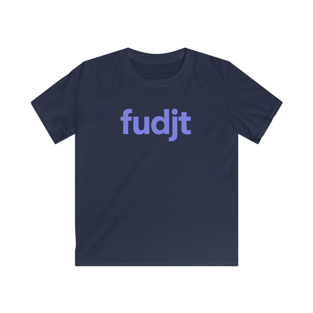 Trendy Kids Cool Light Blue fudjt Logo Tee | 5 Colors