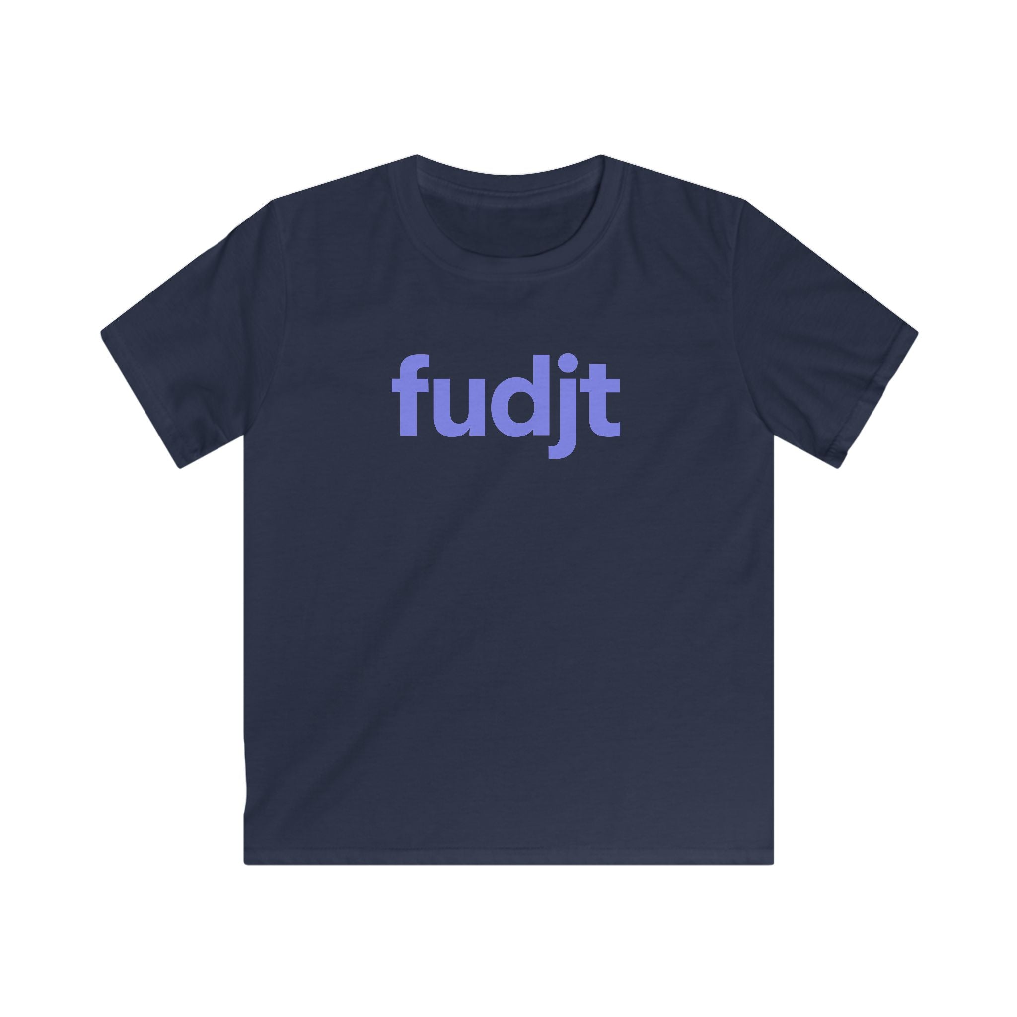 Trendy Kids Cool Light Blue fudjt Logo Tee | 5 Colors
