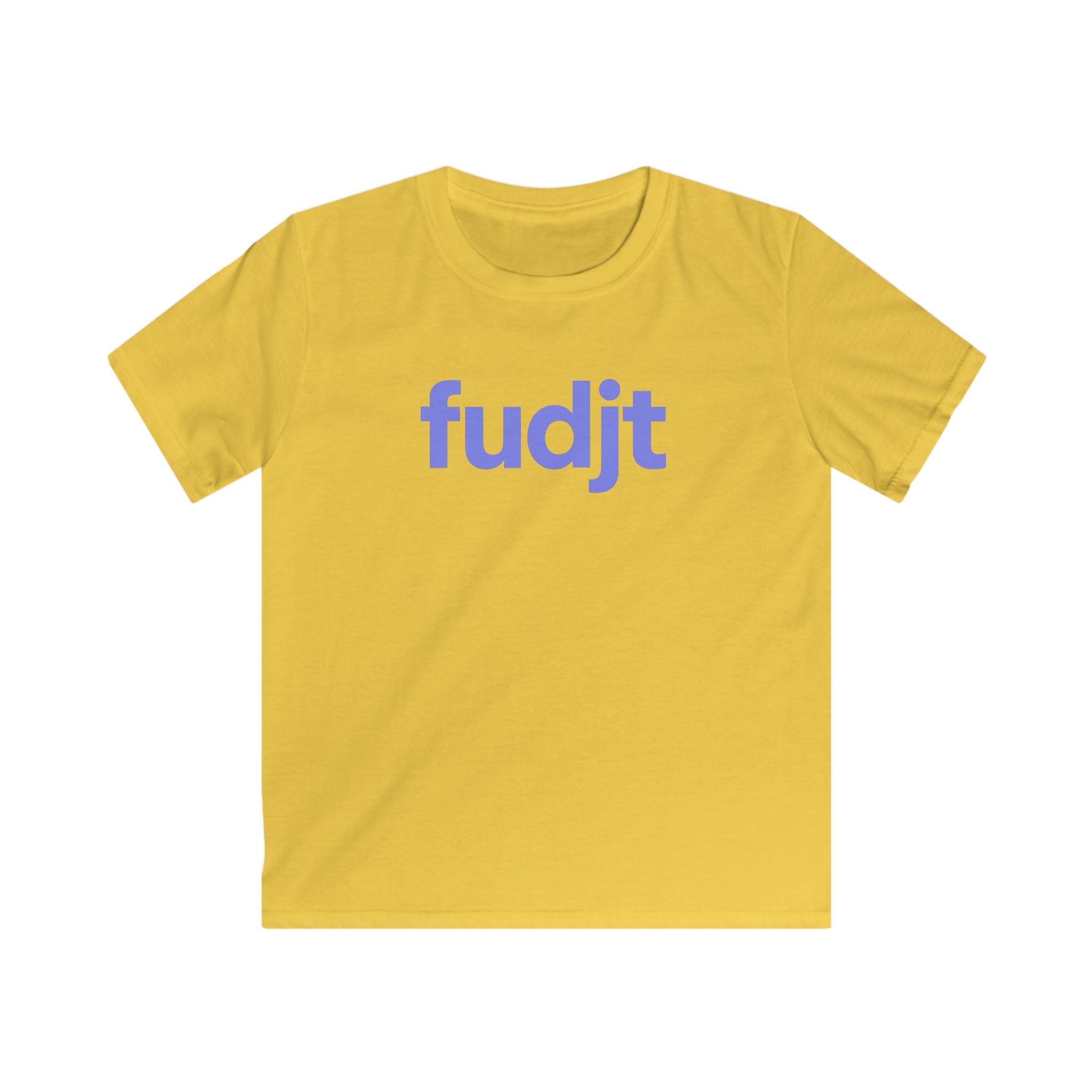 Trendy Kids Cool Light Blue fudjt Logo Tee | 5 Colors