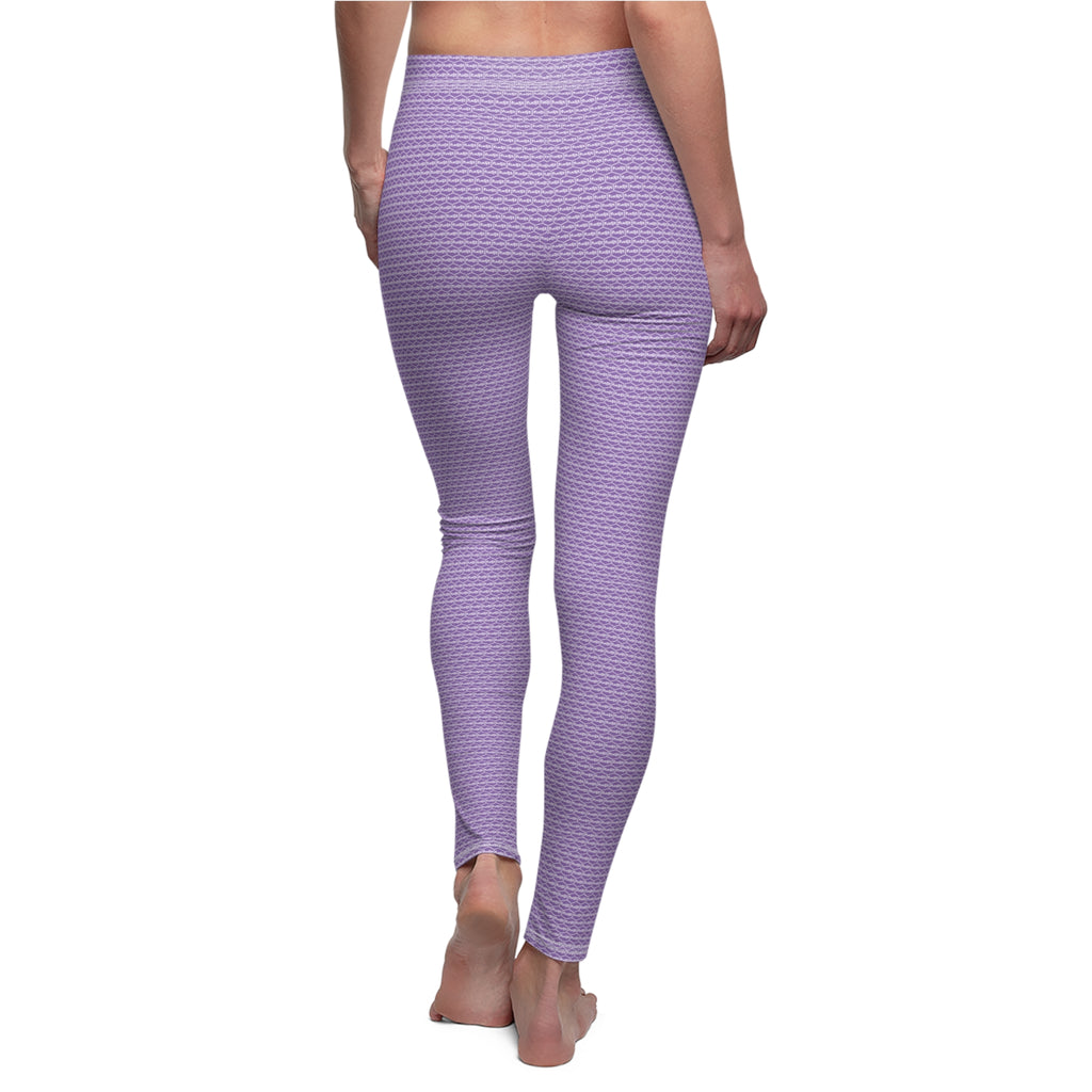 Light Purple fudjt Unbroken Chain .5 Casual Leggings