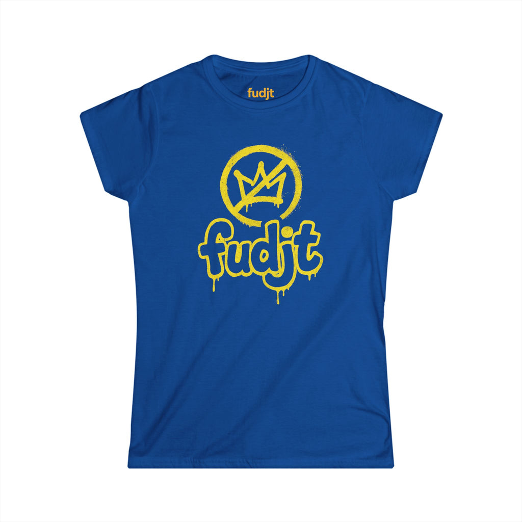 Women's Golden fudjt No Kings Comfy Stylie Tee | 11 Colors