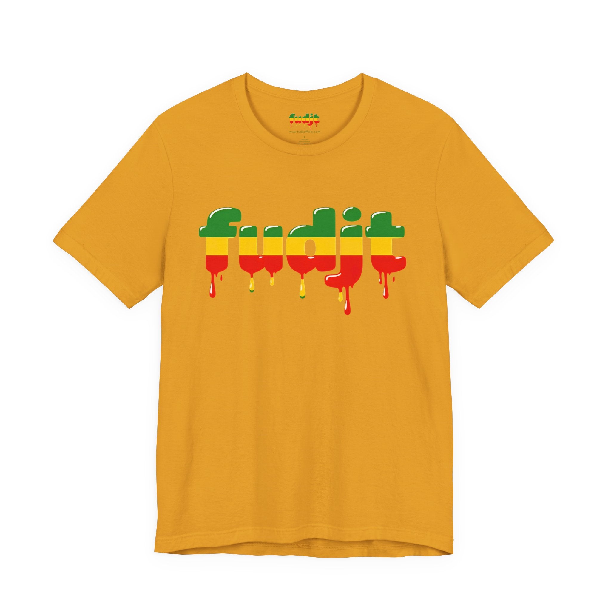 fudit Drip Logo Tee (Rasta Colors)