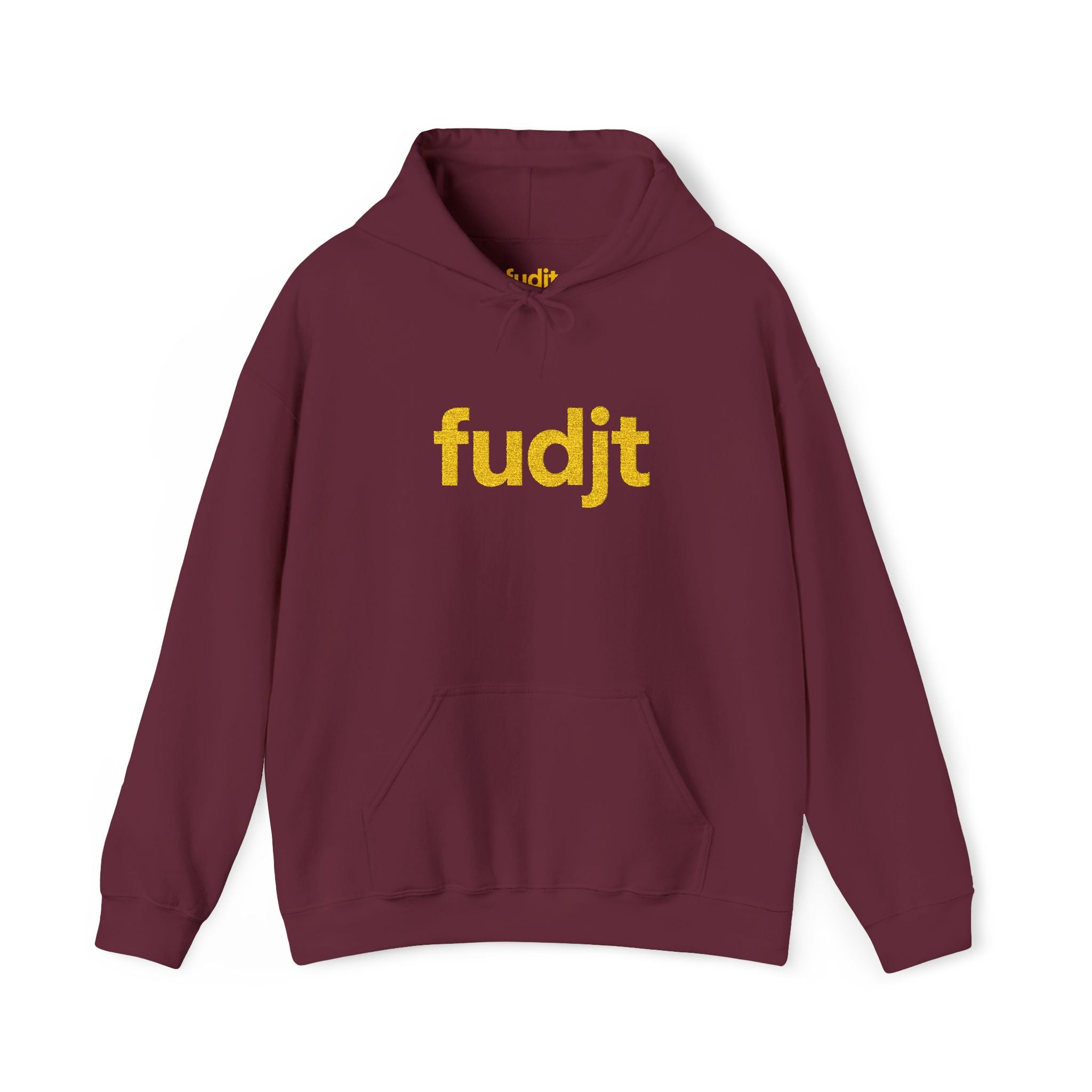 Golden Yellow fudjt Embroidered Heavy Blend Hooded Sweatshirt | 15 Colors | Stand For Something