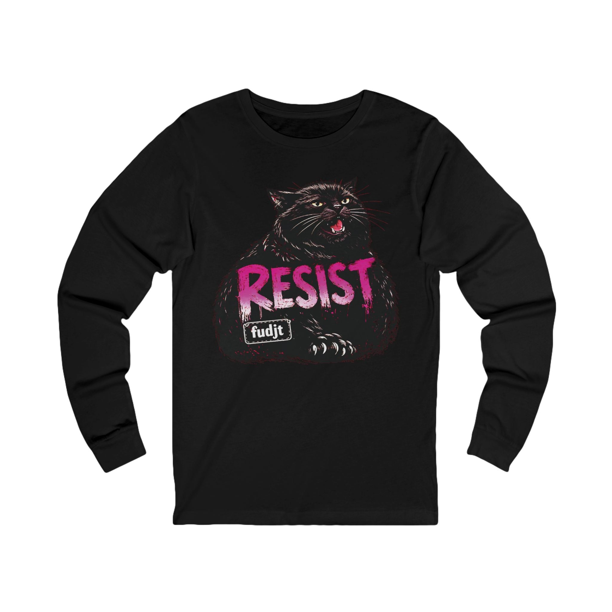 fudjt Resist Long Sleeve Tee | Black Pussycat | 13 Colors
