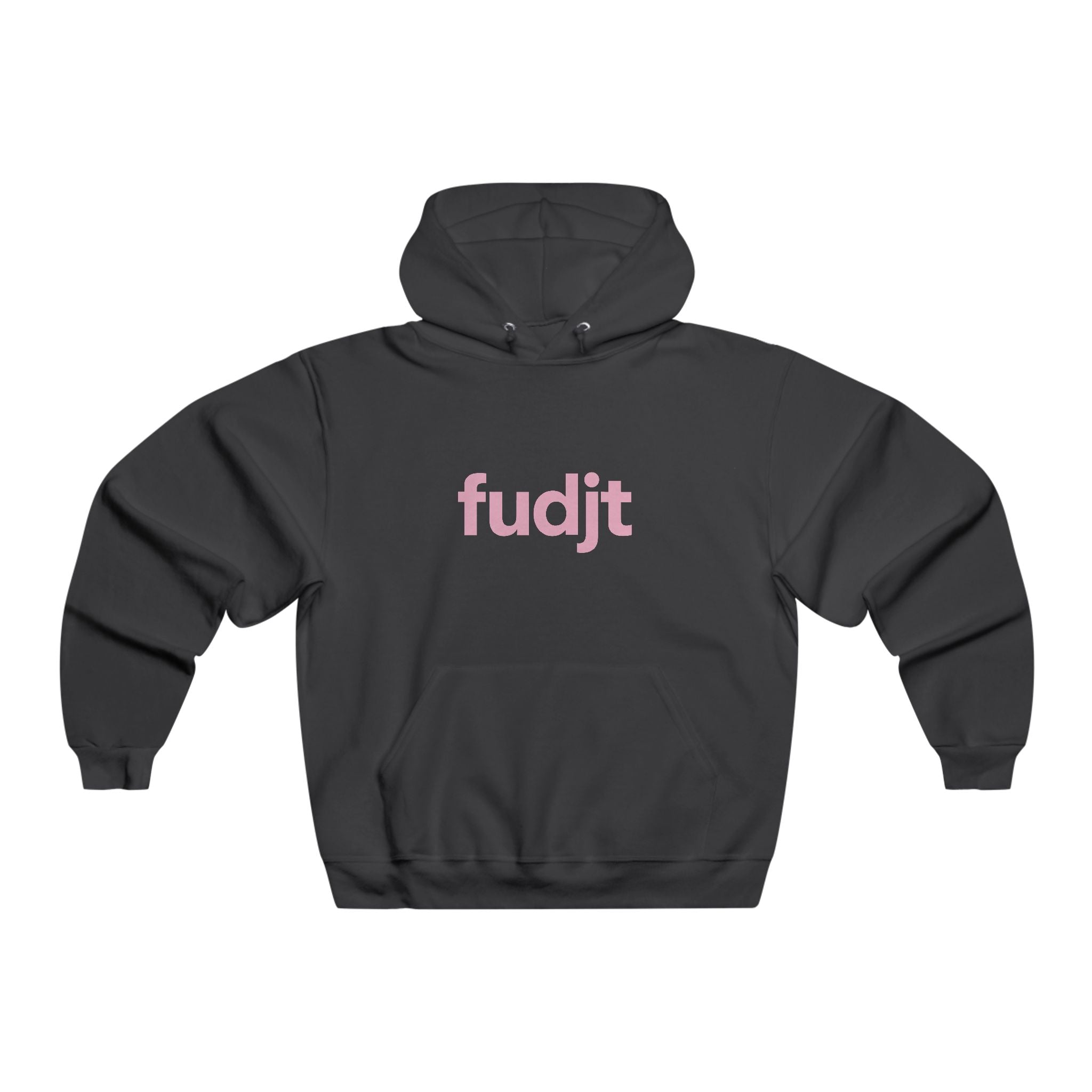 fudjt Hooded Sweatshirt | Pink Logo, Super Cozy Hoodie | 8 Colors