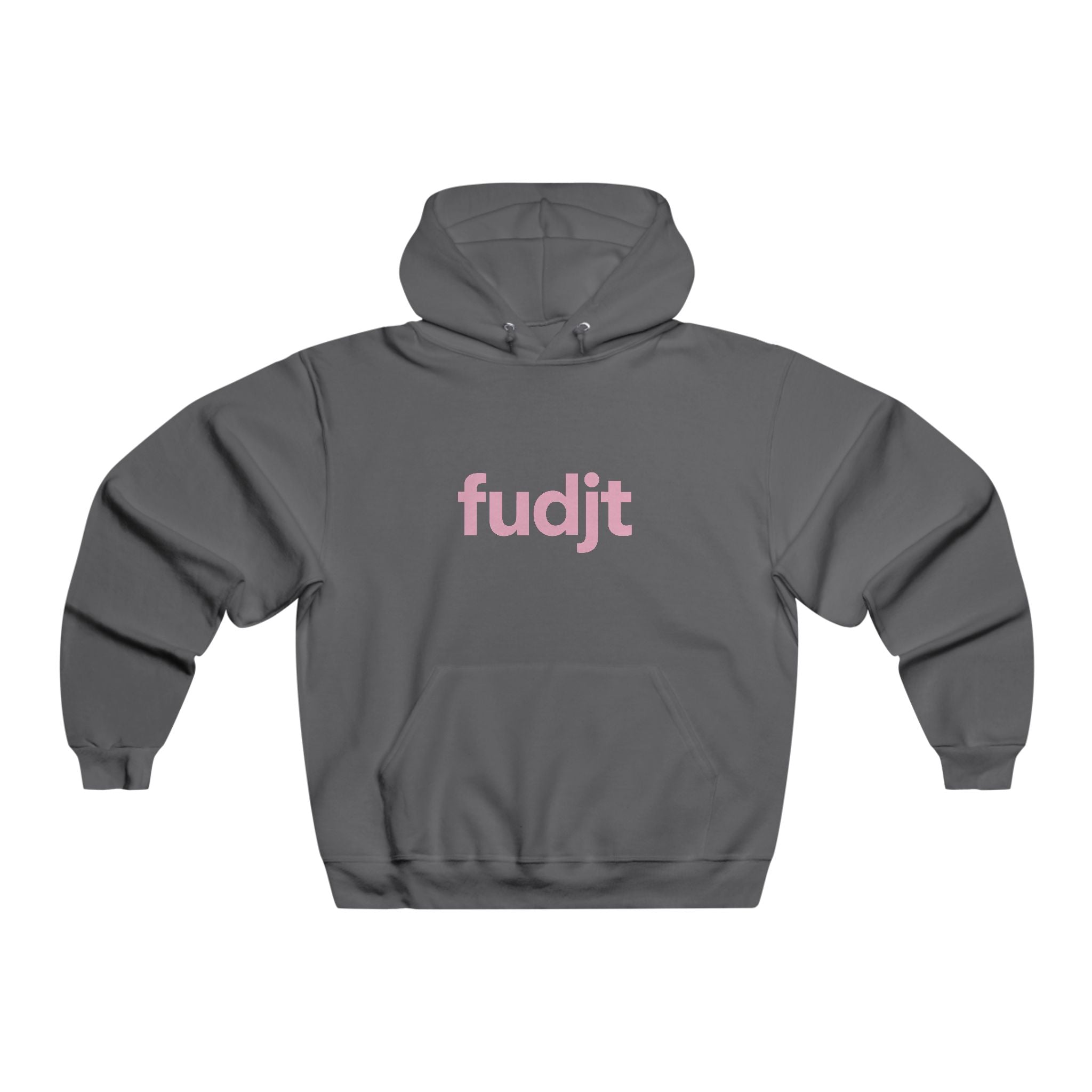 fudjt Hooded Sweatshirt | Pink Logo, Super Cozy Hoodie | 8 Colors