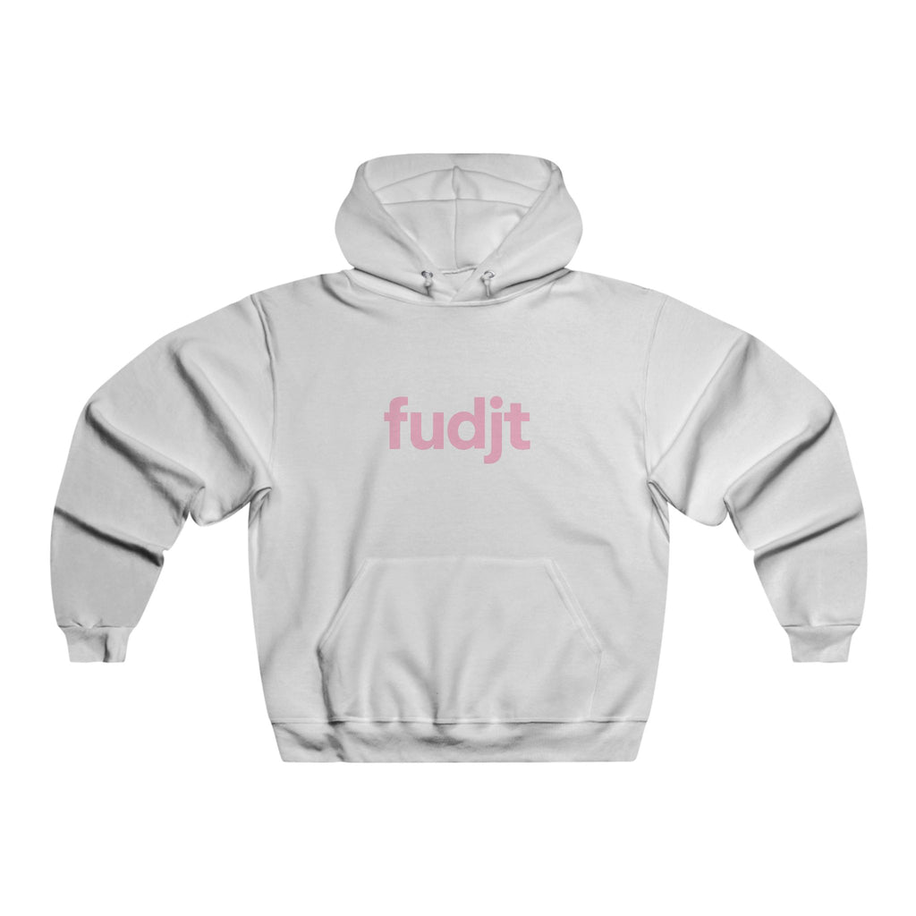 fudjt Hooded Sweatshirt | Pink Logo, Super Cozy Hoodie | 8 Colors