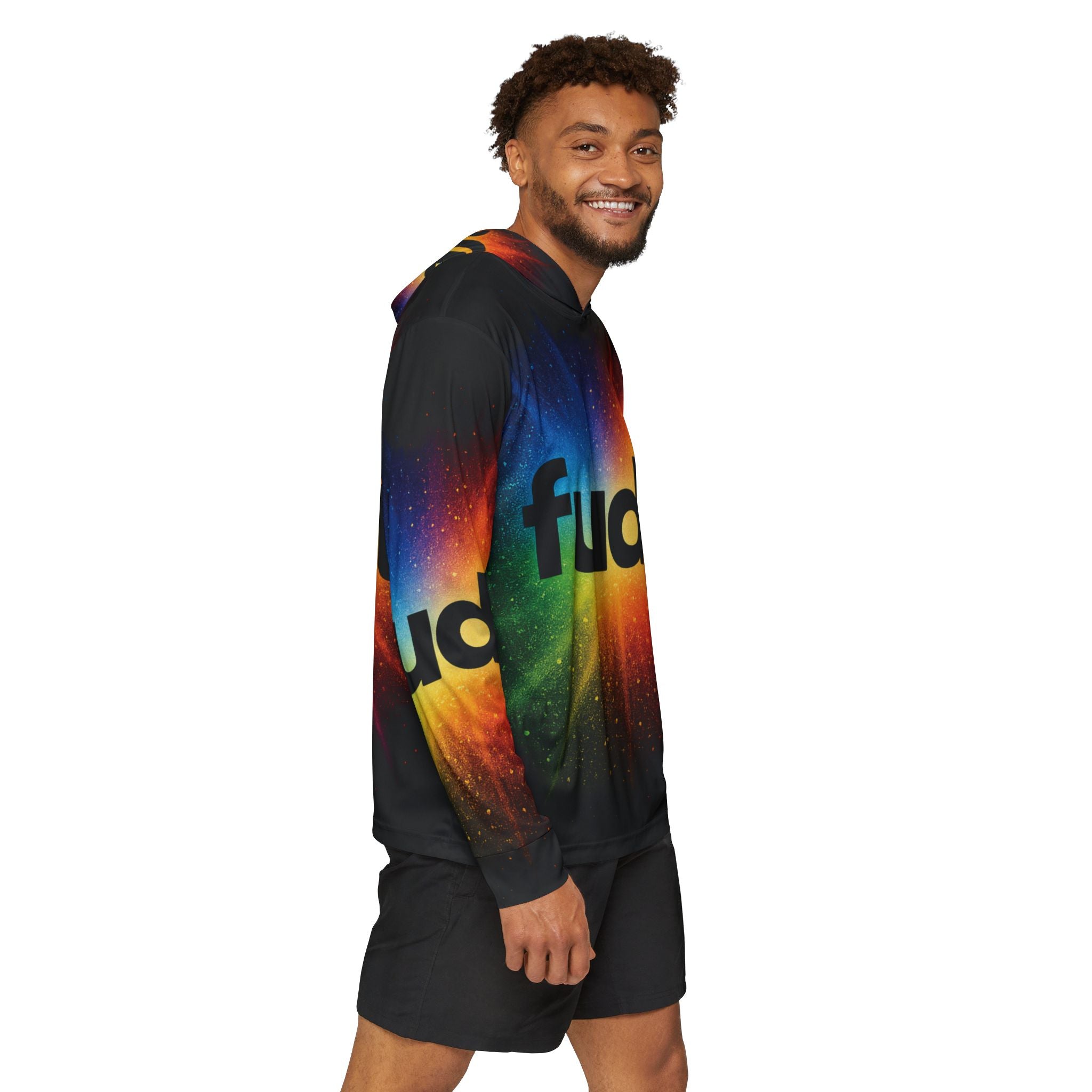 All Over fudjt Burst Of Empowerment Warmup Hoodie | 1 Blackground