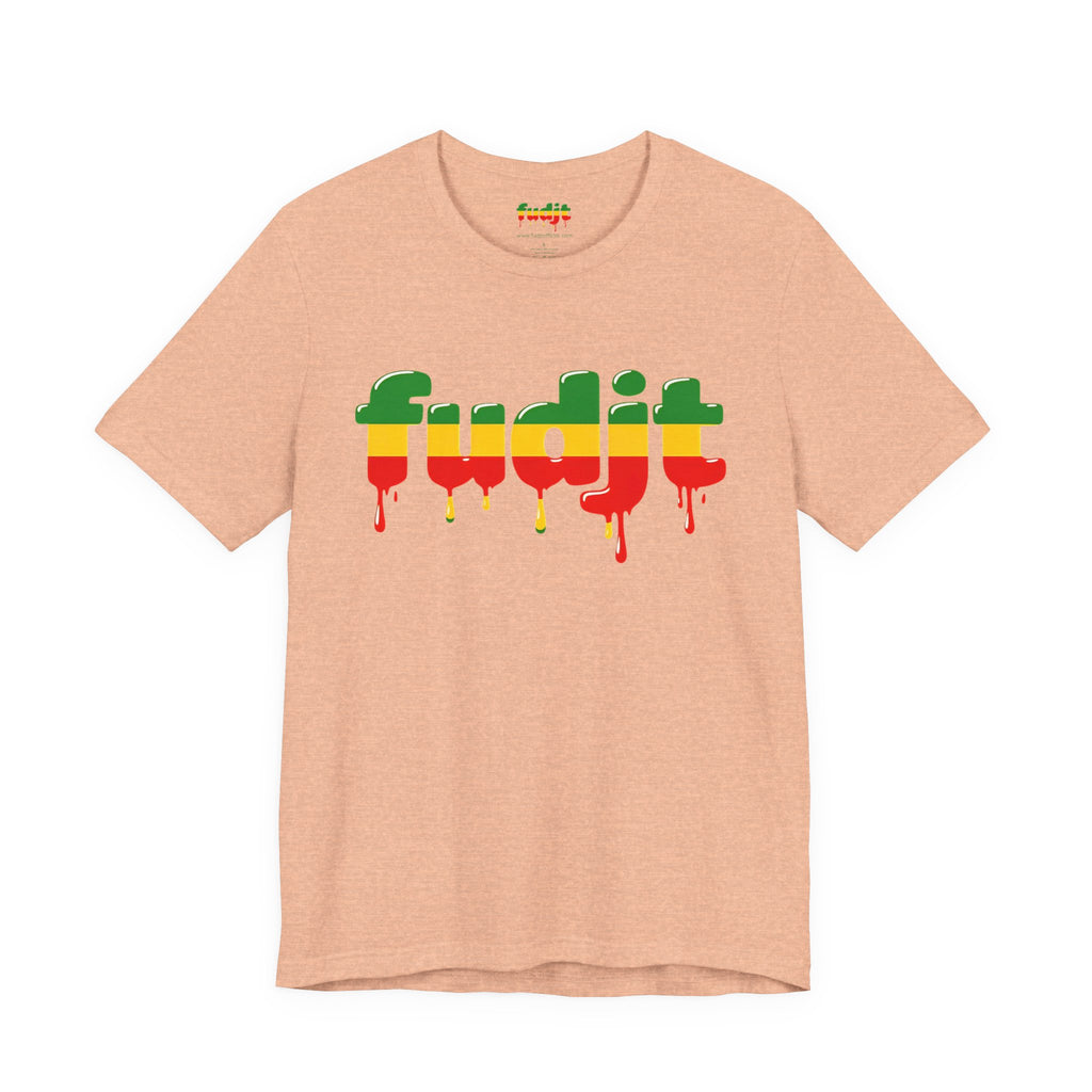 fudit Drip Logo Tee (Rasta Colors)