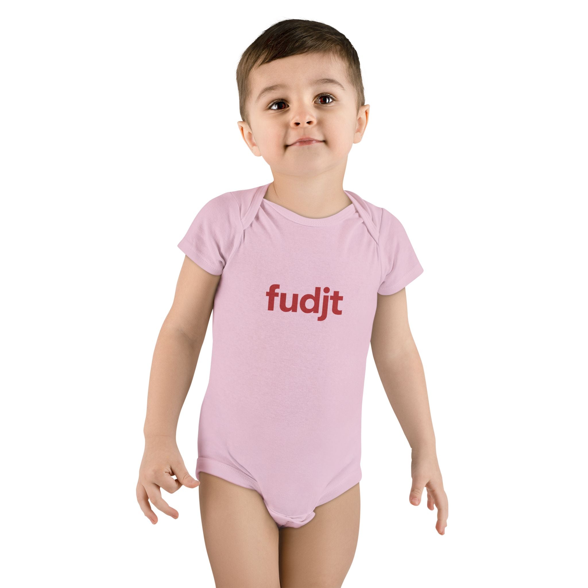 Red fudjt Logo Baby Onesie | 4 Colors