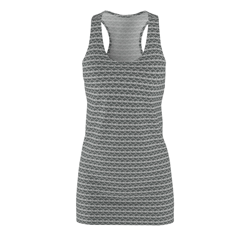 Dark Gray fudjt Unbroken Chain 1.25 Chic Racerback Dress