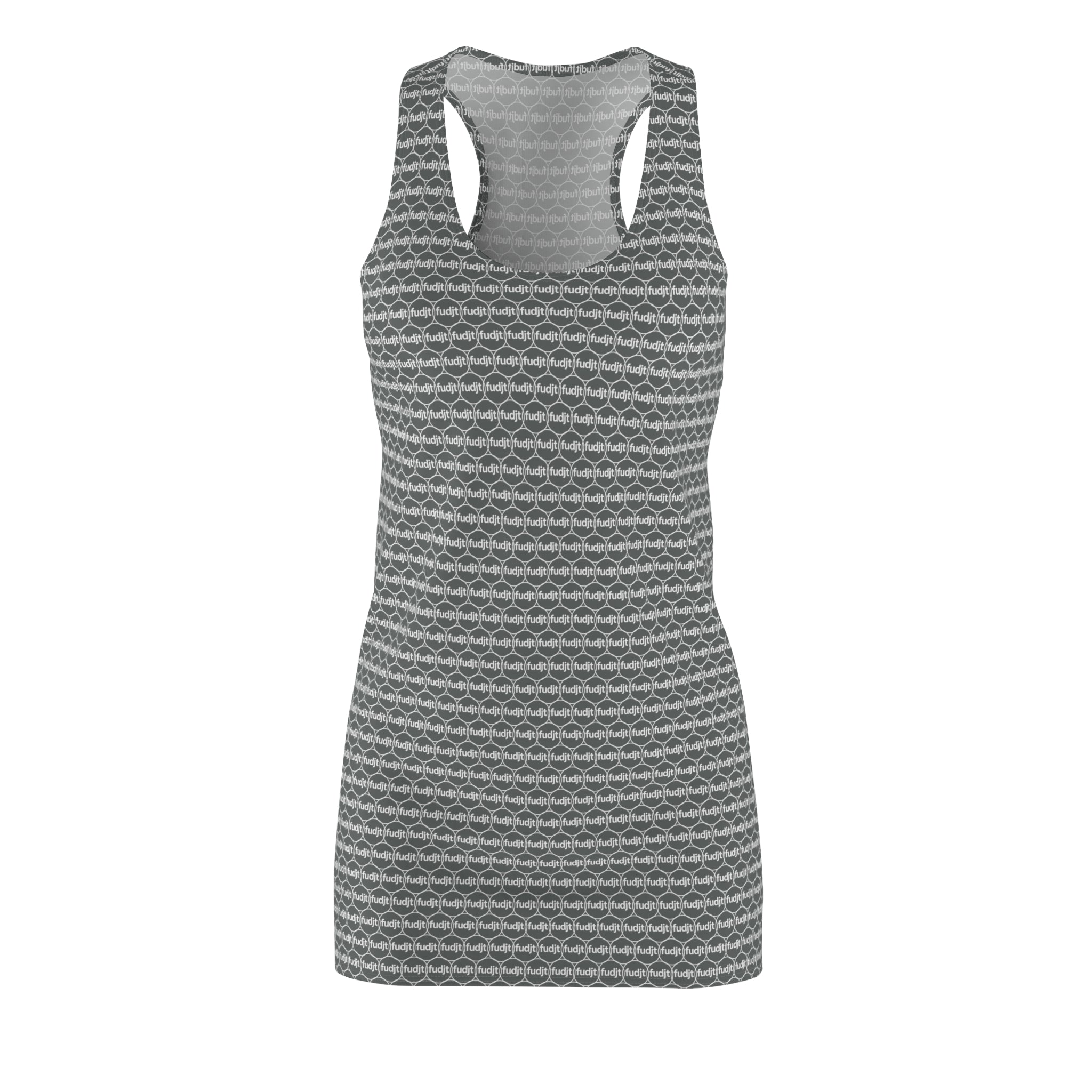 Dark Gray fudjt Unbroken Chain 1.25 Chic Racerback Dress