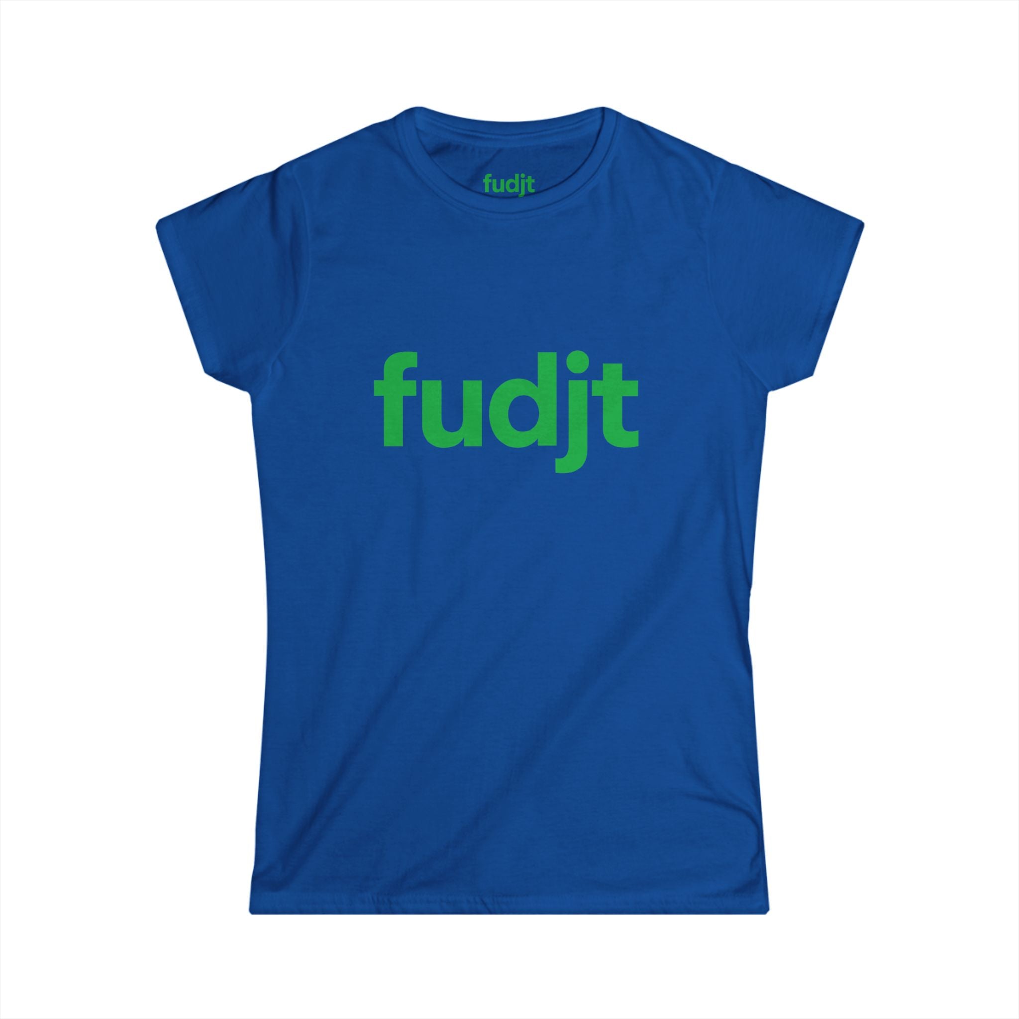 Women's Green fudjt logo Comfy Stylie Tee | 12 Colors