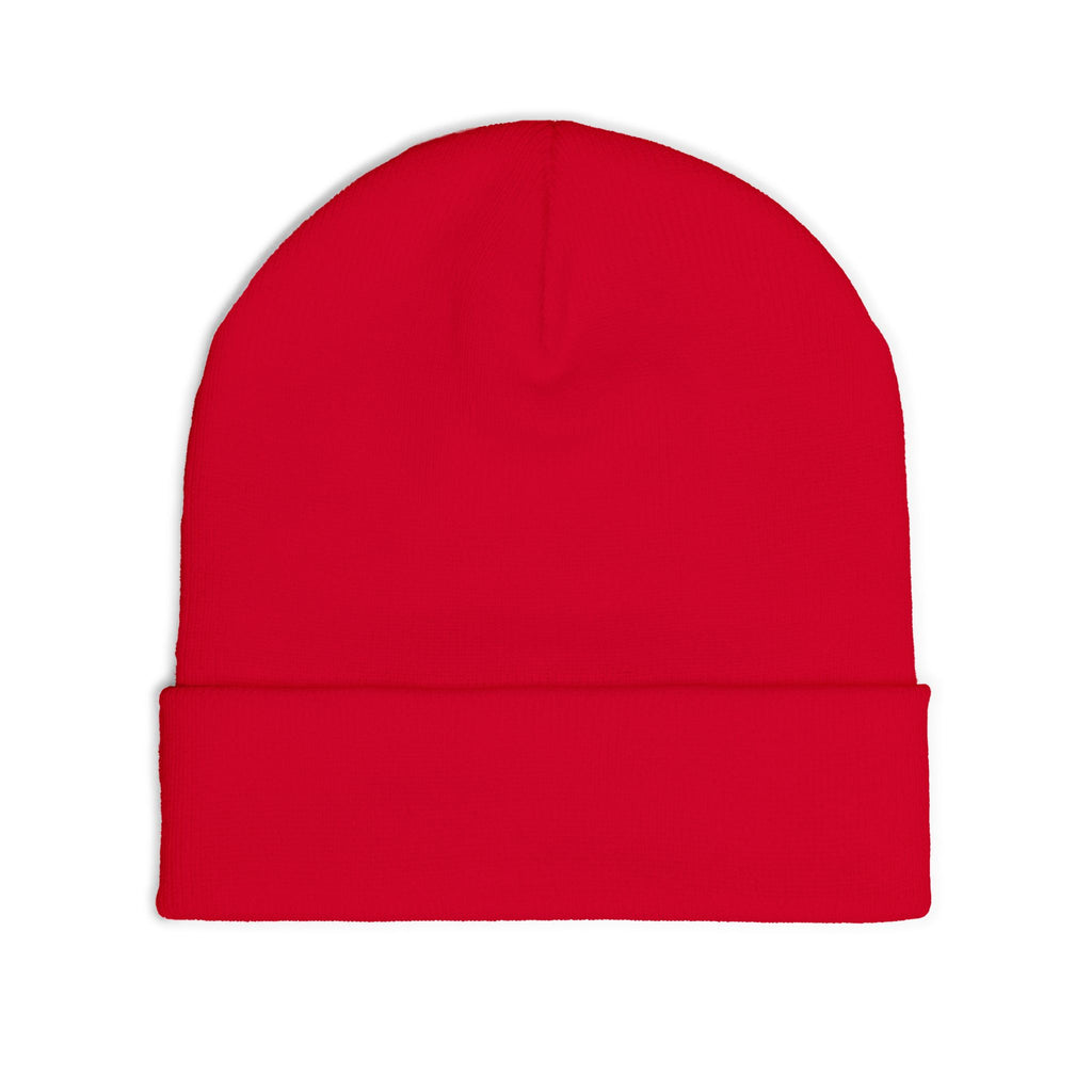 Stylish & Cozy fudjt Knit Beanie | White Embroidery | 5 Colors