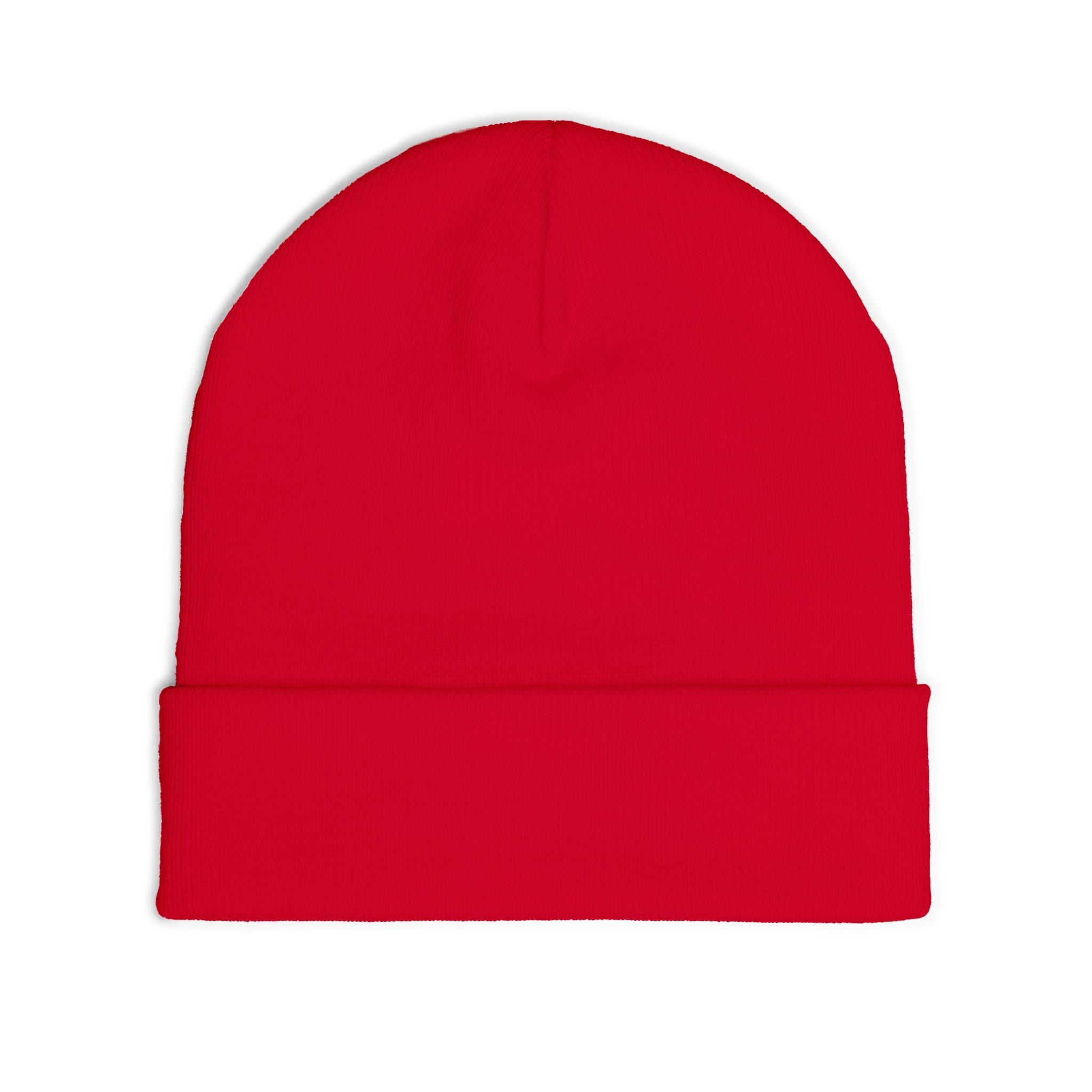 Stylish & Cozy fudjt Knit Beanie | White Embroidery | 5 Colors