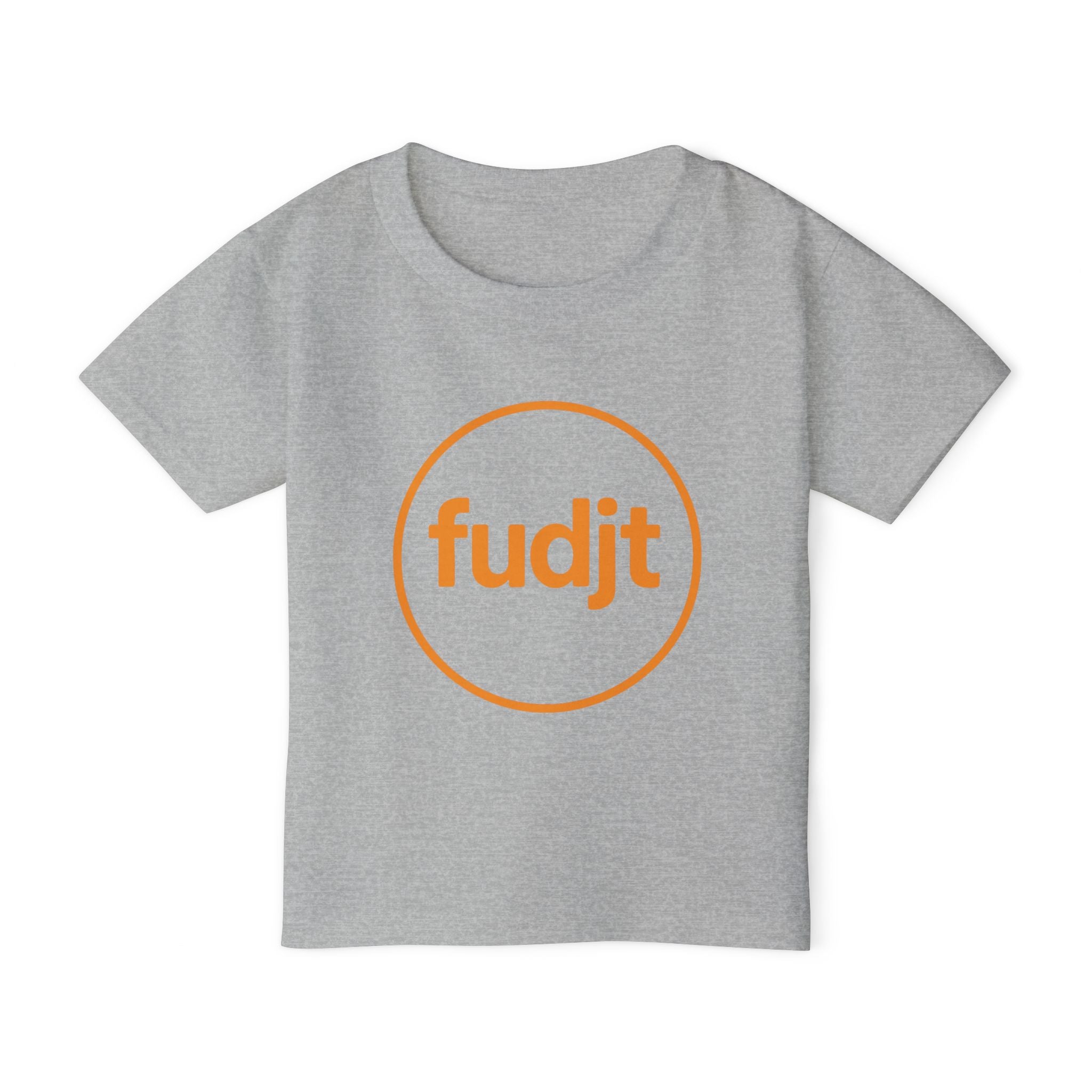 Orange fudjt Circle Toddler Tee | 7 Colors