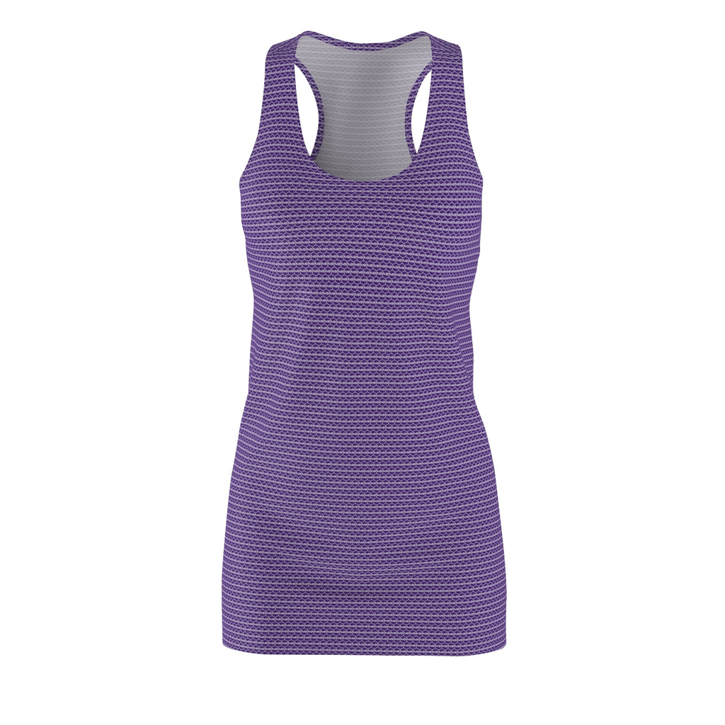 Purple fudjt Unbroken Chain .5 Chic Racerback Dress