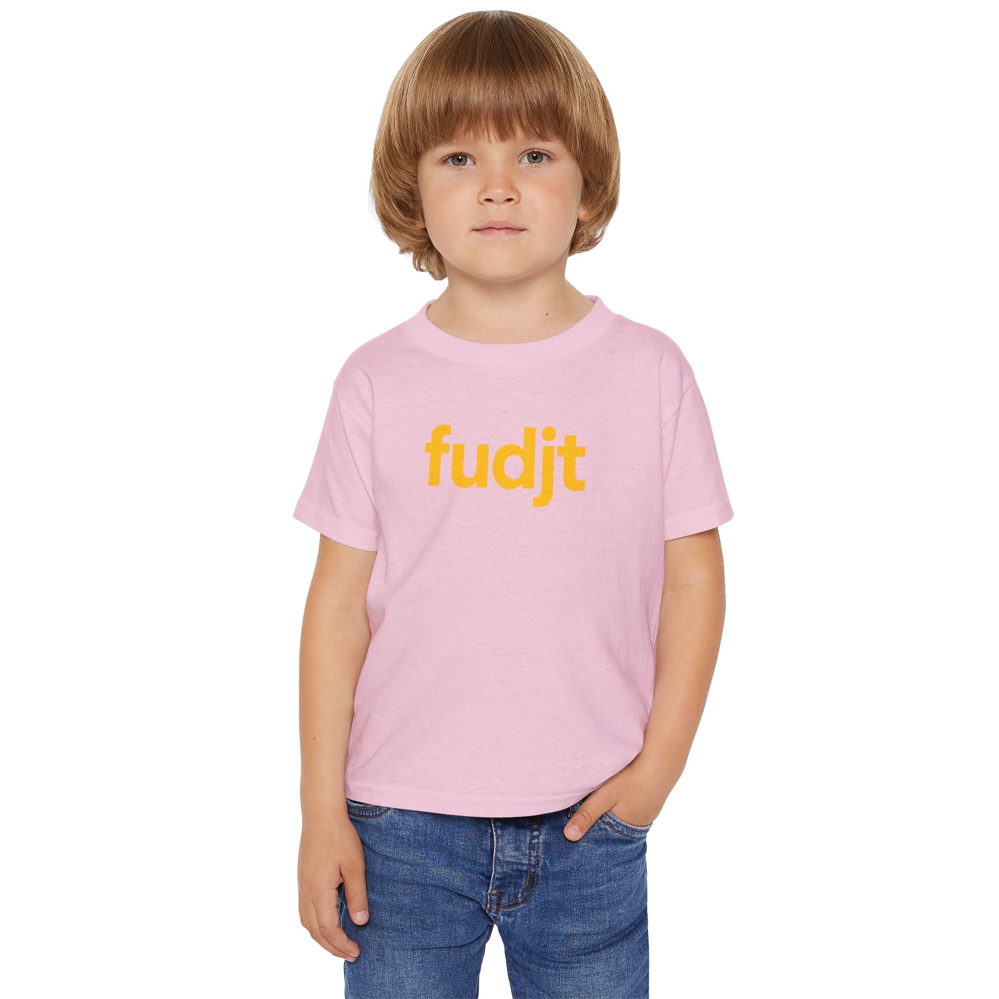 Toddler T-Shirt with Gold Fudjt Design | 6 Colors