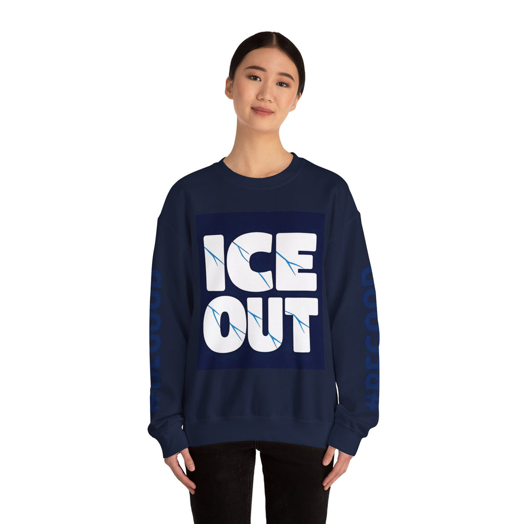 Ice Out Crewneck Sweatshirt — #PRETTIGOOD Graphic Pullover | 10 Colors
