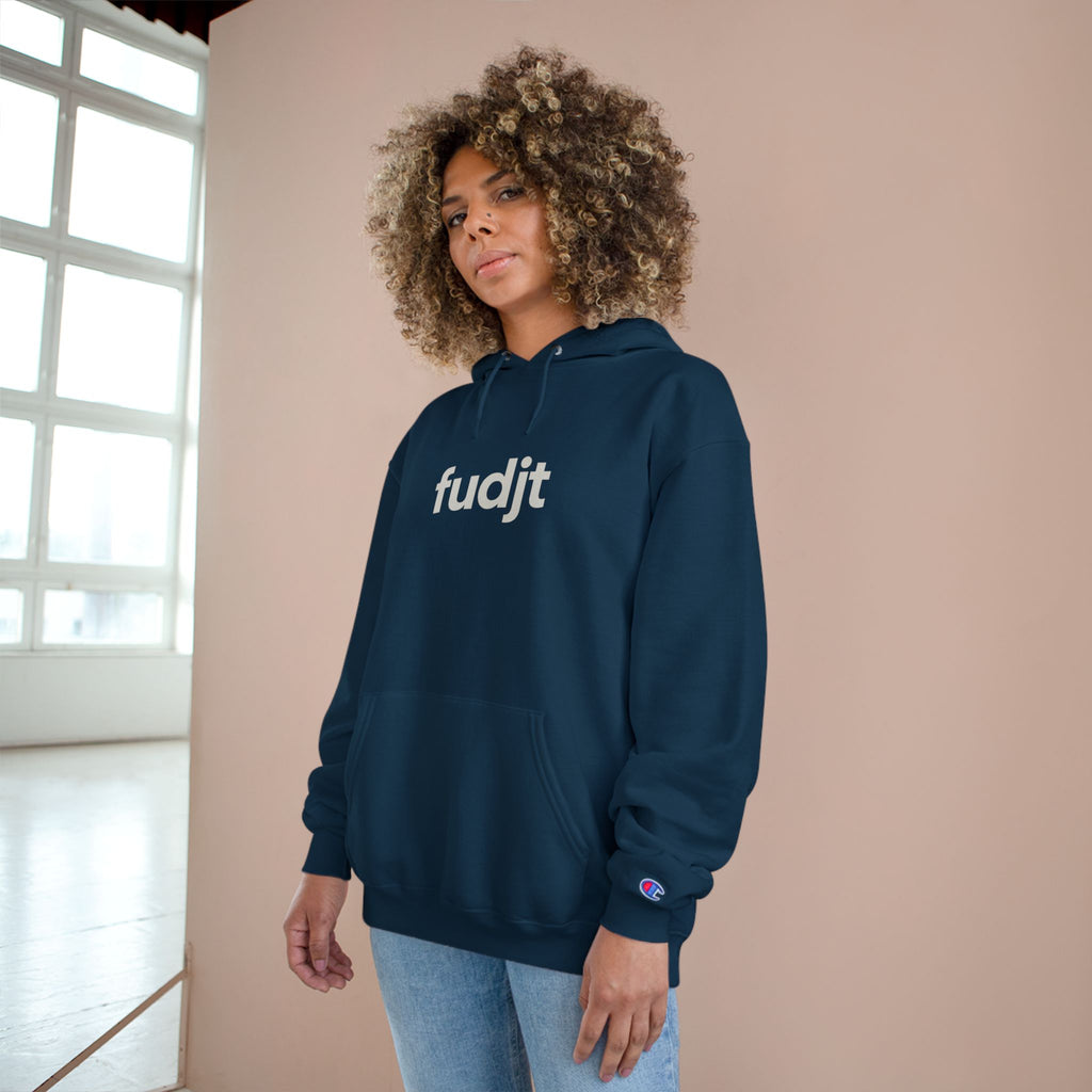 Monster Power Champion Hoodie - Retro Godzilla | fudjt vs. The Machine | Tan fudjt | 6 Colors