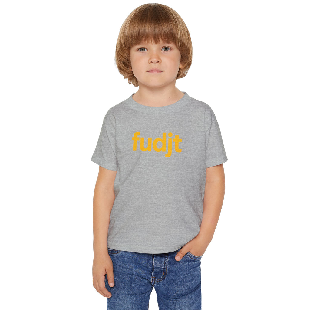 Toddler T-Shirt with Gold Fudjt Design | 6 Colors