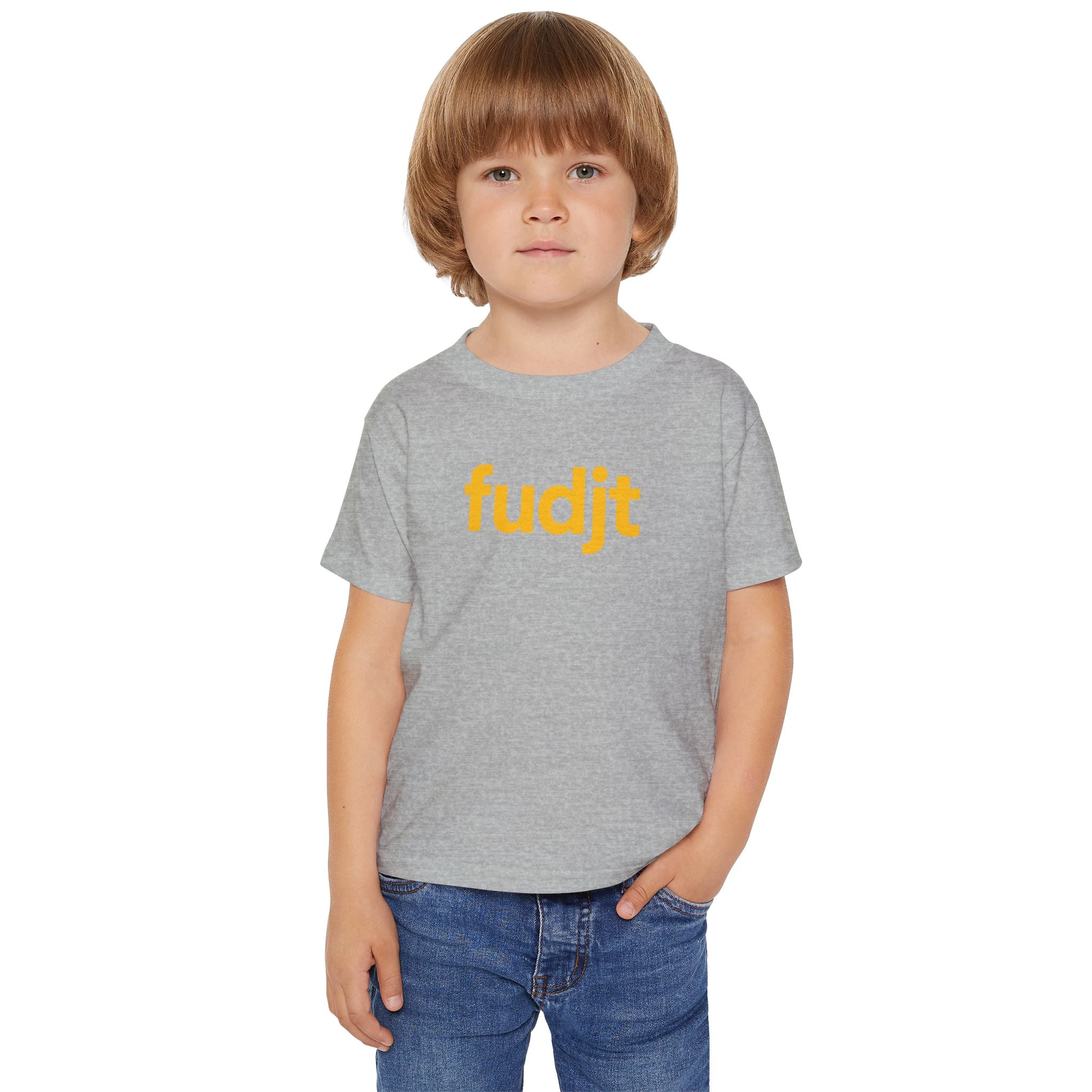 Toddler T-Shirt with Gold Fudjt Design | 6 Colors