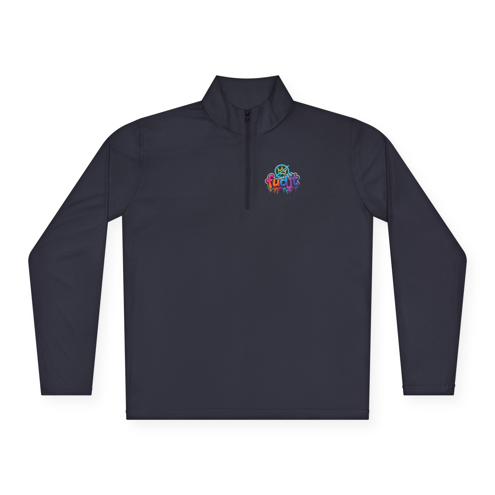 fudjt No Kings Clown Town Quarter-Zip Performance Pullover | Bold Backside | 4 Colors