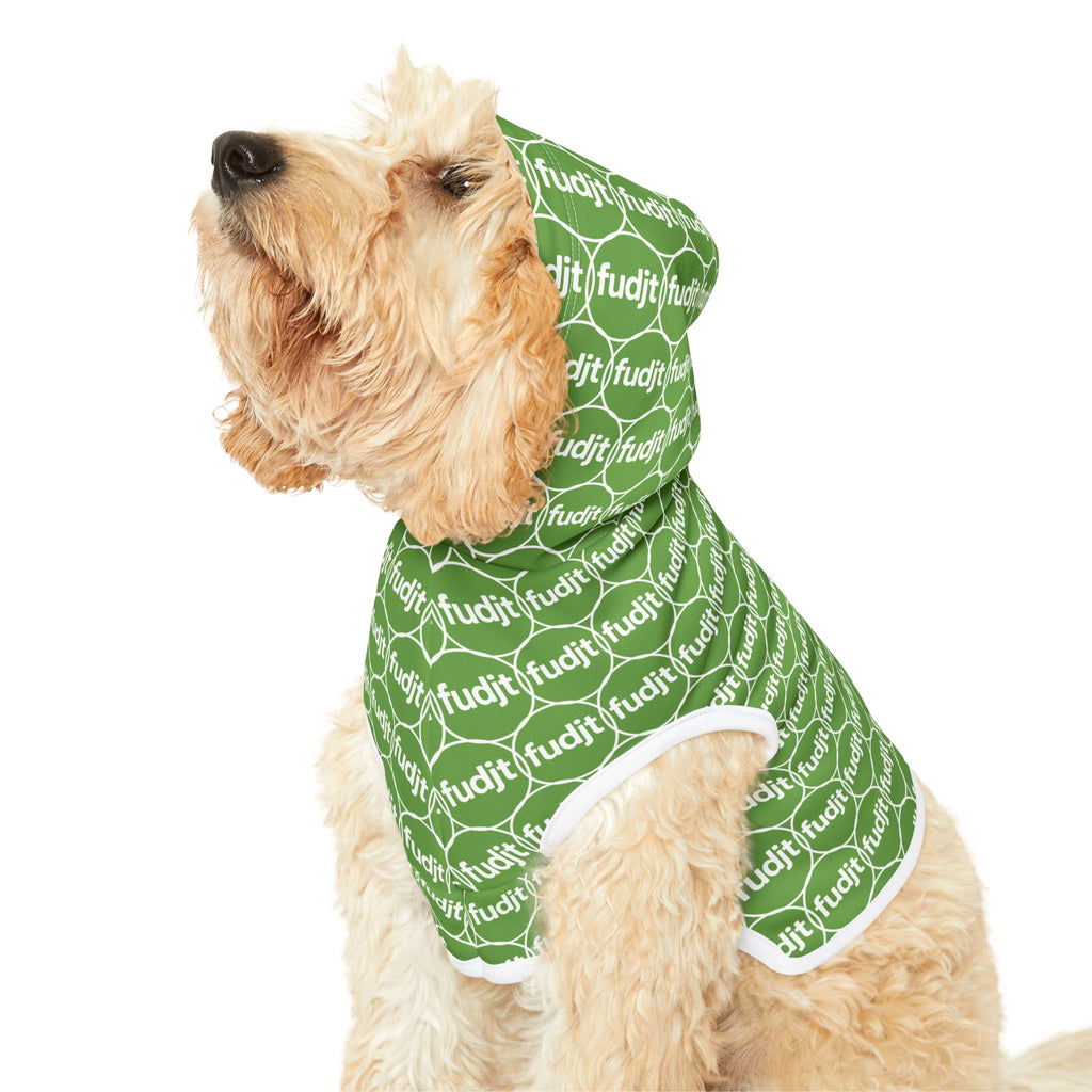 Green fudjt Pet Hoodie | Unbroken Chain 2.5 | 7 Sizes