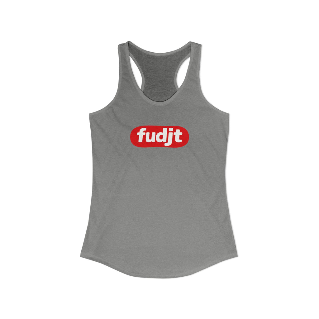 fudjt Anti-Supremacy Red Badge Women's Racerback Tank | 5 Colors