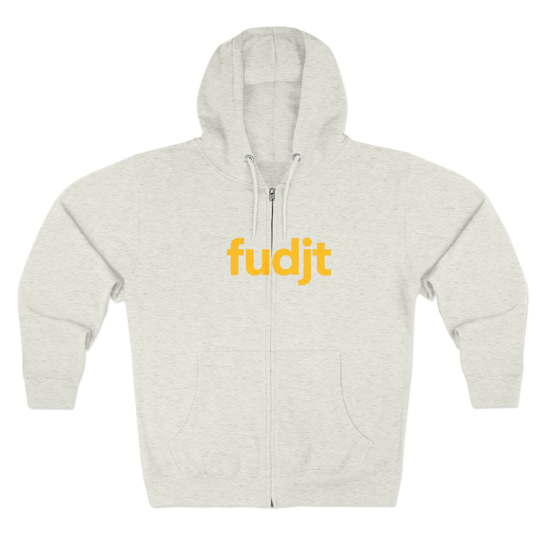 Zip Hoodie with Golden fudjt Design | Cozy Everyday Comfort | 8 Colors