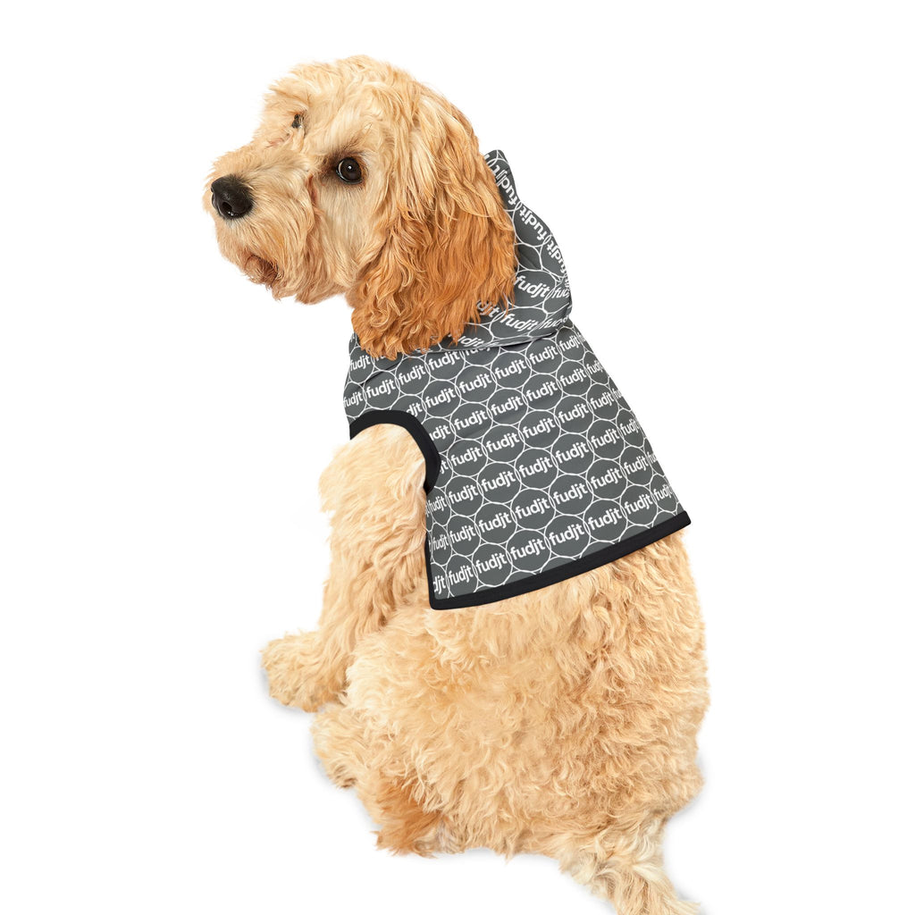 Dark Gray fudjt Pet Hoodie | Unbroken Chain 2.5 | 7 Sizes