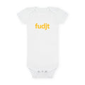 Gold fudjt Logo Baby Onesie | 4 Colors