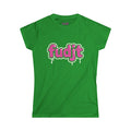 Women's fudjt Pink Drip Comfy Stylie Tee | 12 Colors