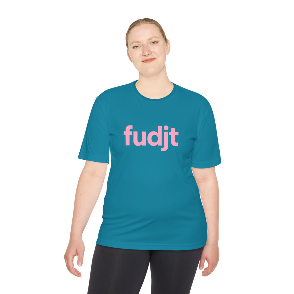 Pink fudjt design Moisture Wicking Performance Tee | 13 Colors