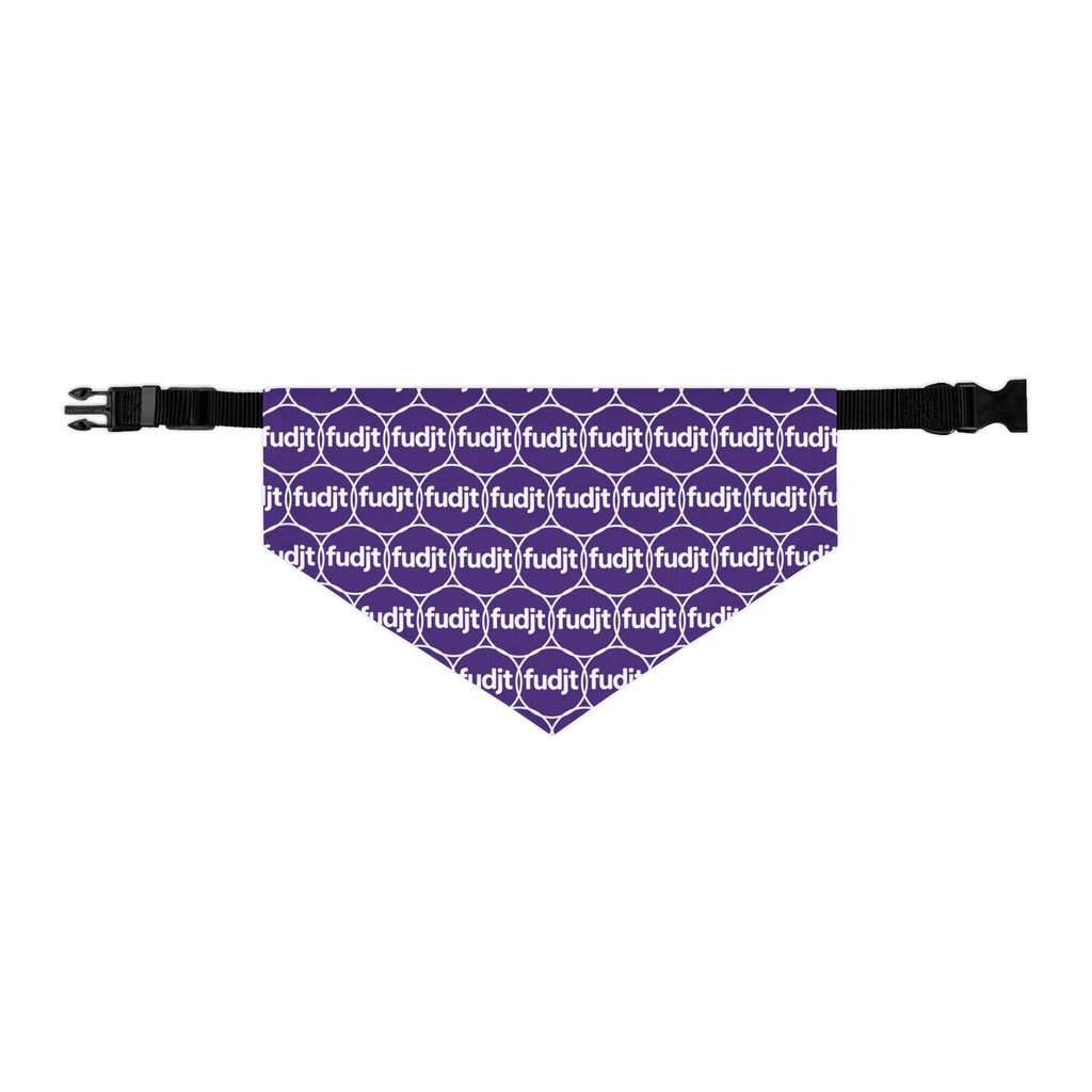 Purple Unbroken Chain 1.25  Bandana Collar for Dogs, Cats & More | 4 Sizes