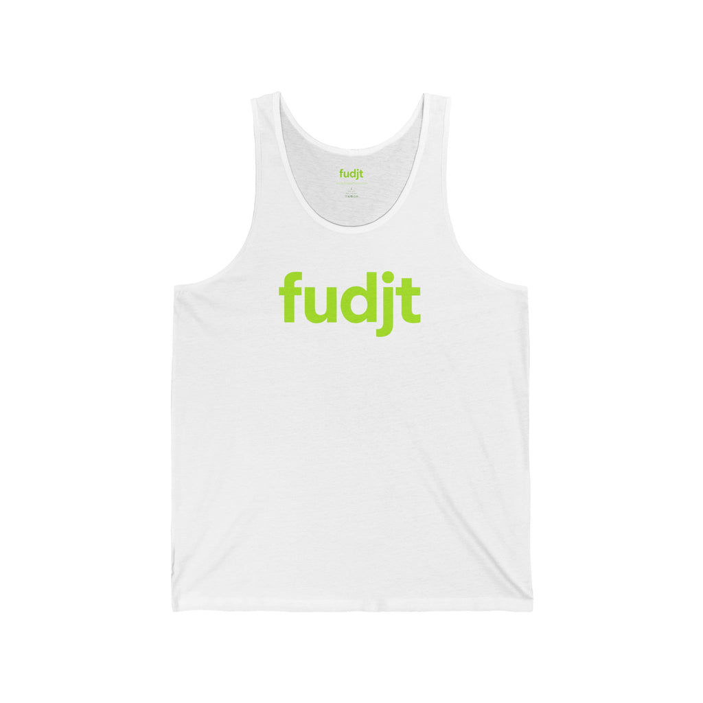 Lime fudjt logo - Unisex Jersey Tank | 6 Colors