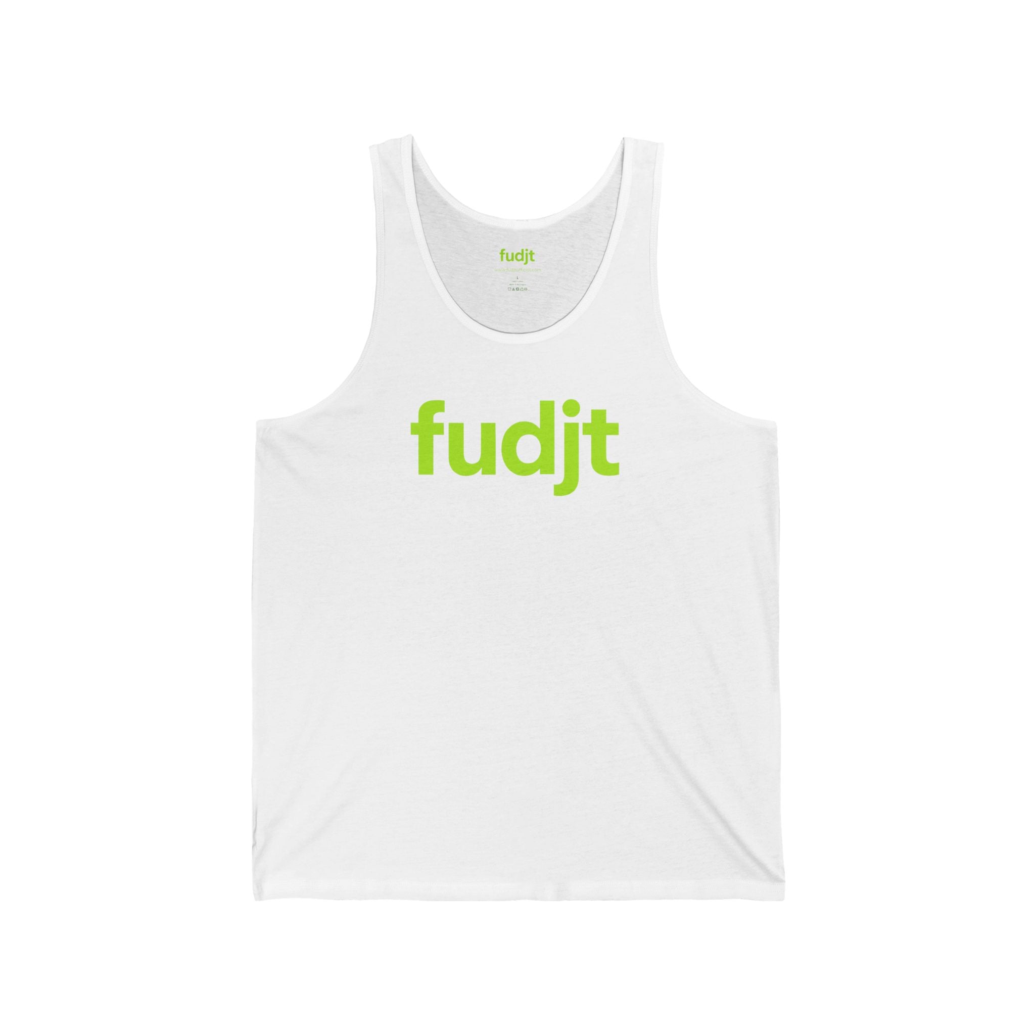 Lime fudjt logo - Unisex Jersey Tank | 6 Colors