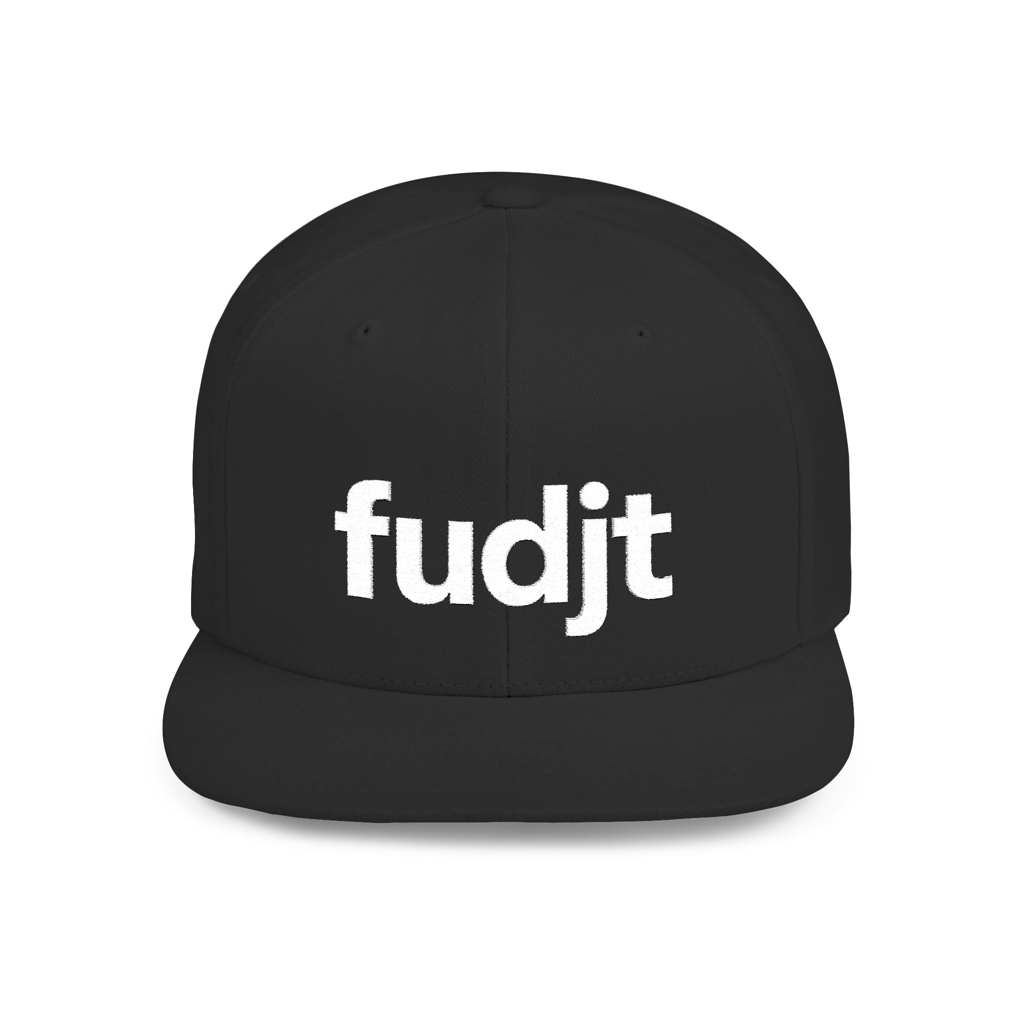 Stylish Flat Bill Snapback White fudjt Streetwear Logo Cap | 12 Colors