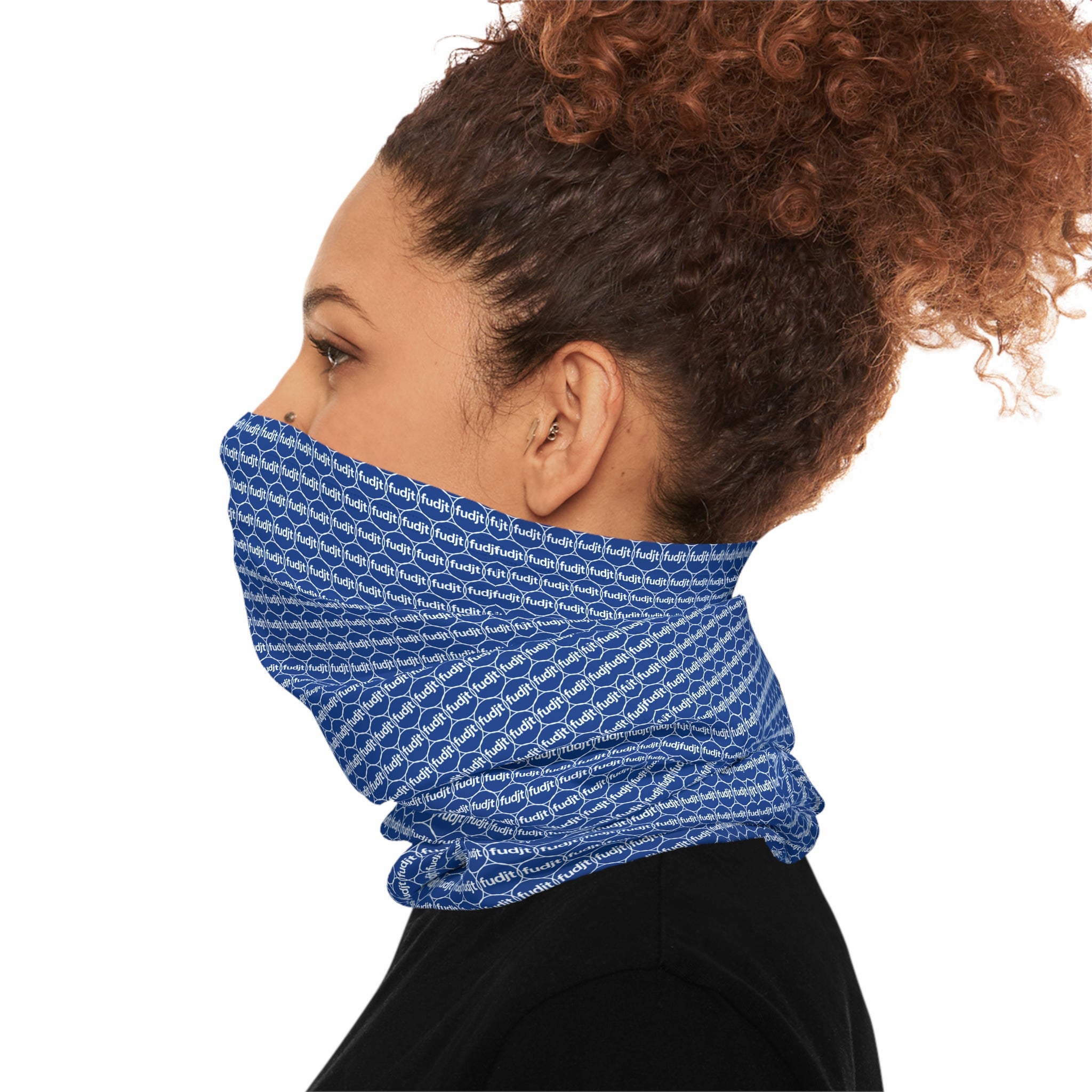 Dark Blue fudjt Unbroken Chain .5 Neck Gaiter