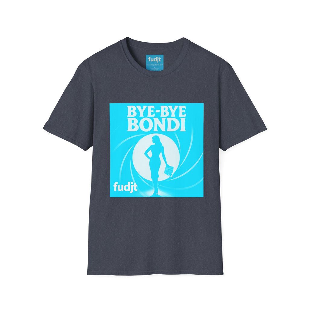 Bye-Bye Bondi | Blue Smoke Screen Retro fudjt Tee | 15 Colors