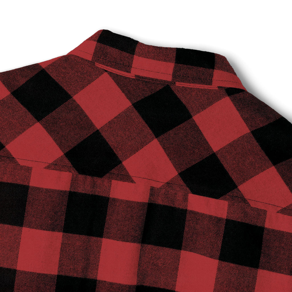 Flannel Shirt | Cozy Red fudjt logo | 4 Colors