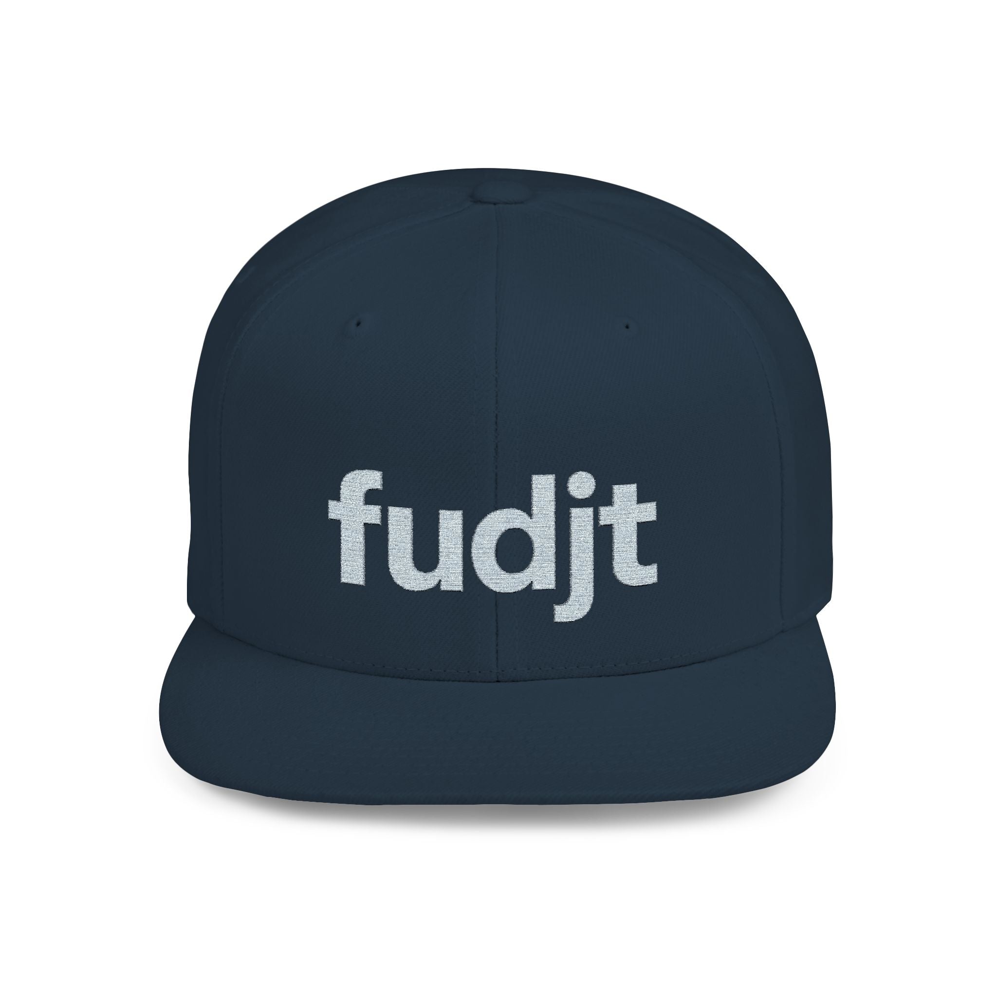 Stylish Flat Bill Snapback Gray fudjt Streetwear Logo Cap | 7 Colors