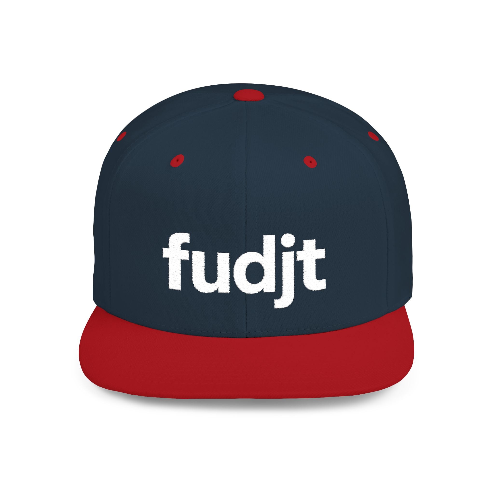 Stylish Flat Bill Snapback White fudjt Streetwear Logo Cap | 12 Colors